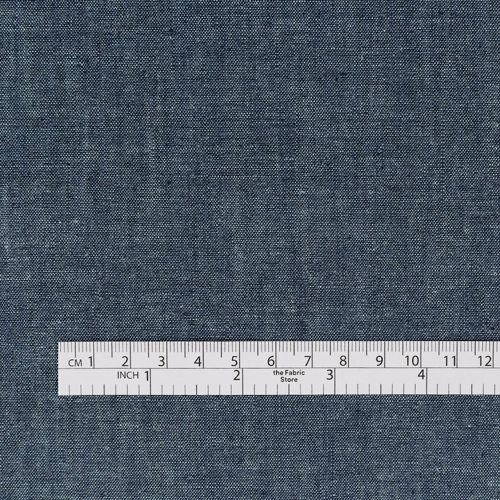 8oz Cotton Chambray - Dark Blue - Image 4