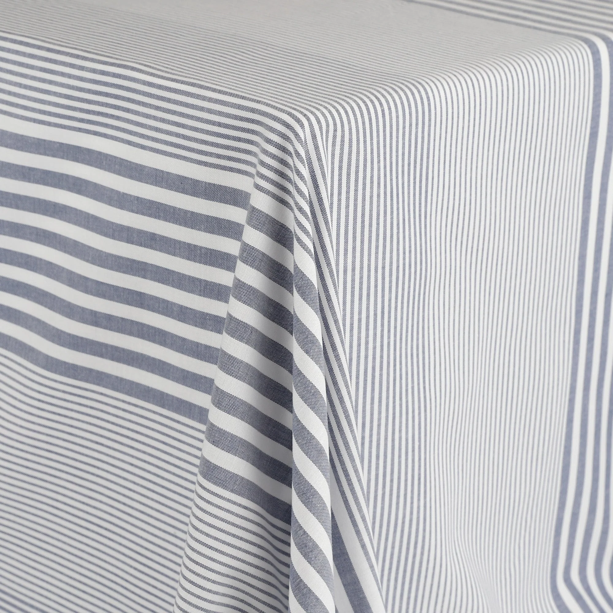 Big Little Cotton Stripe - Denim - Image 2