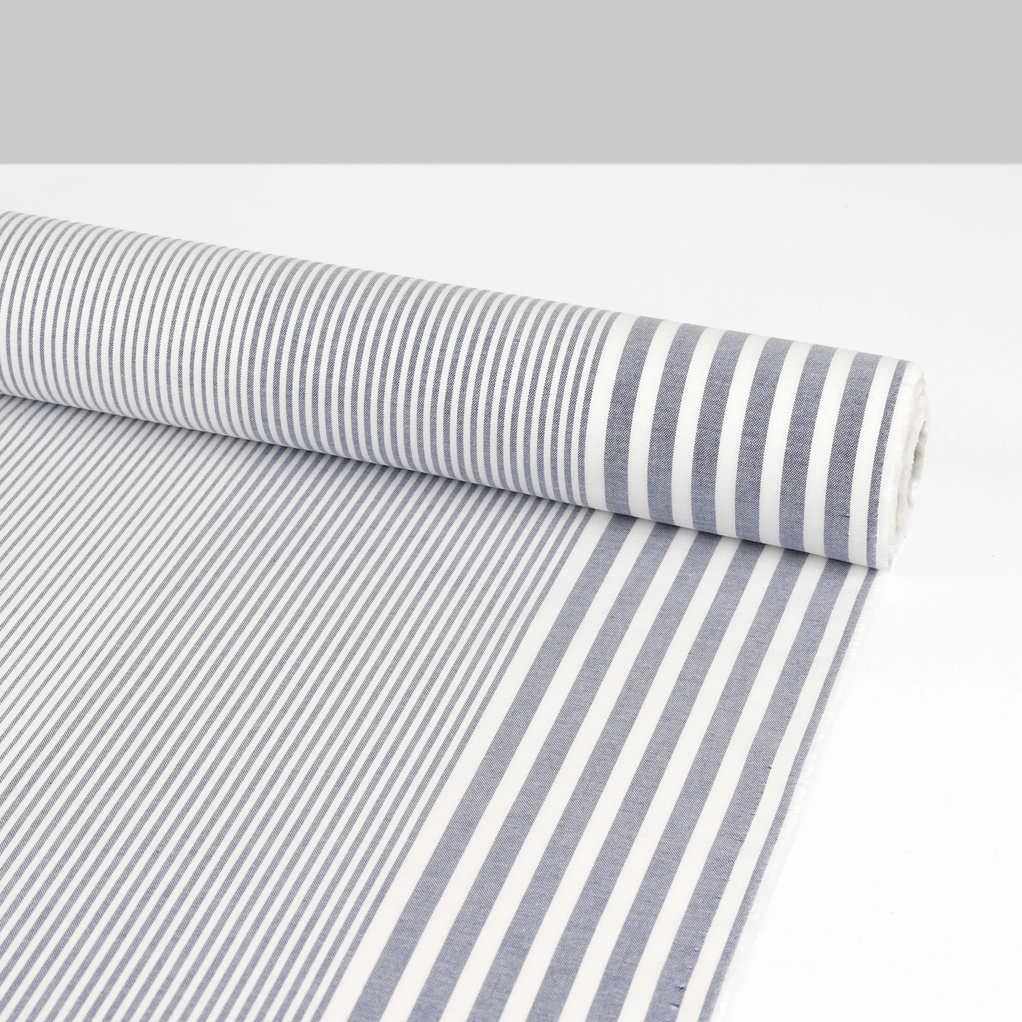 Big Little Cotton Stripe - Denim - Image 3
