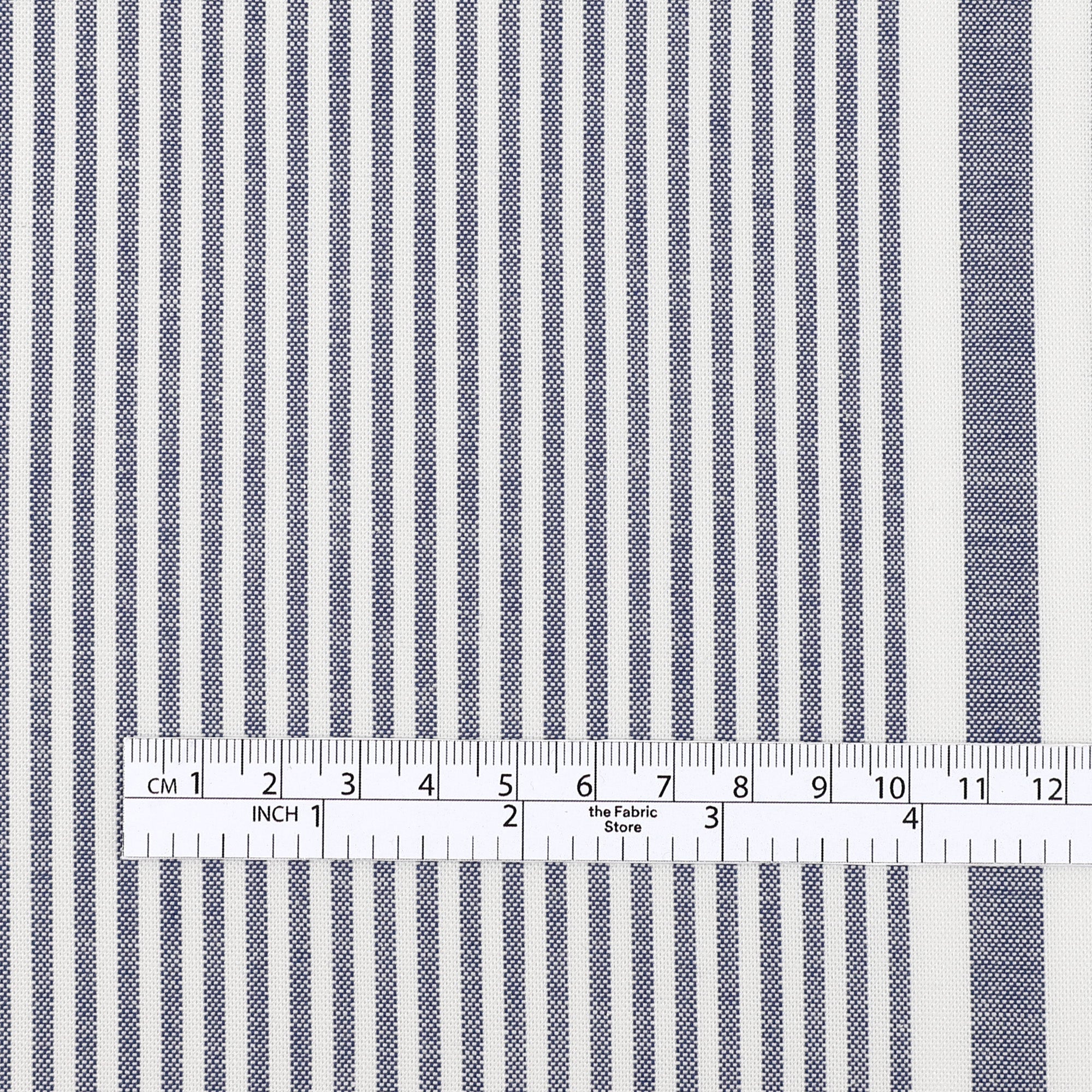 Big Little Cotton Stripe - Denim - Image 4