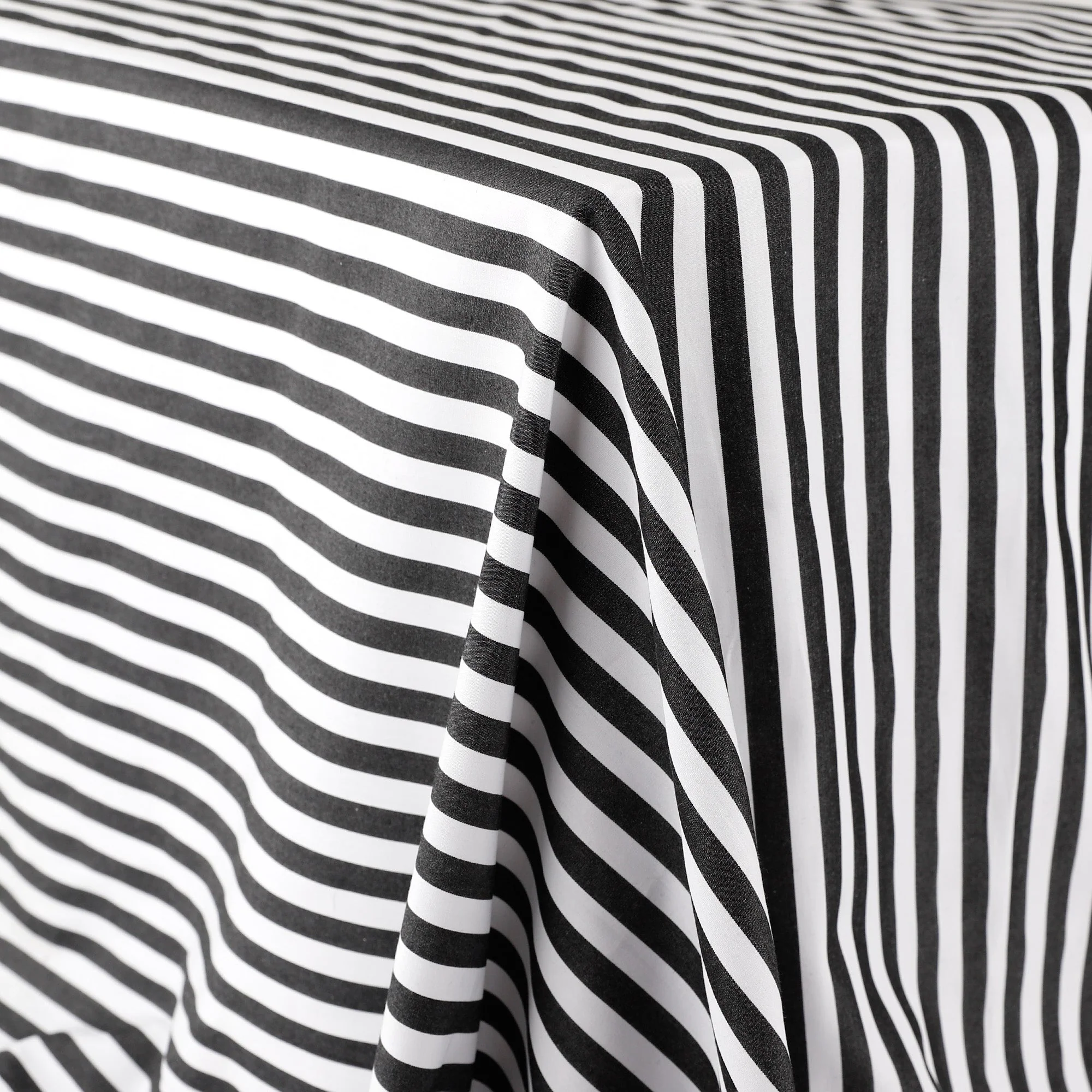 Bold Warp Stripe Cotton - Black - Image 2