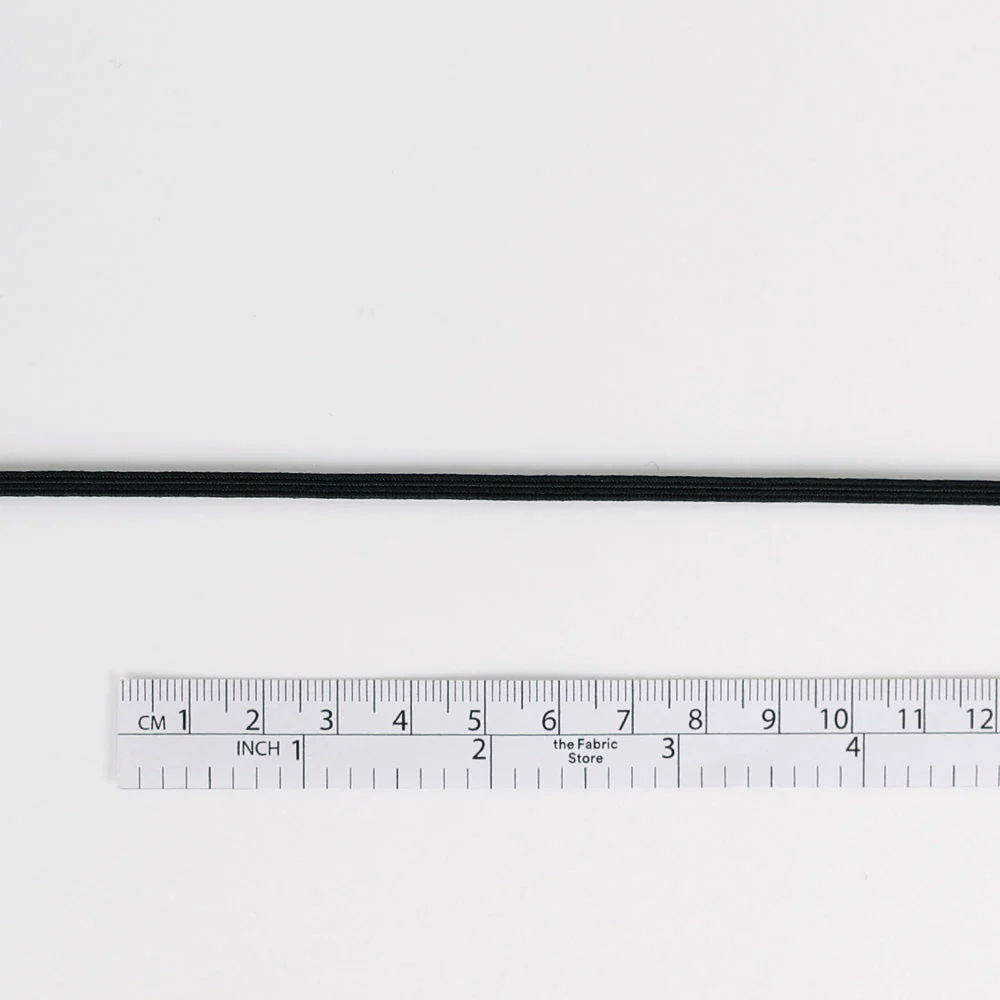 Braided Elastic 3mm/175m Spool - Black - Image 2