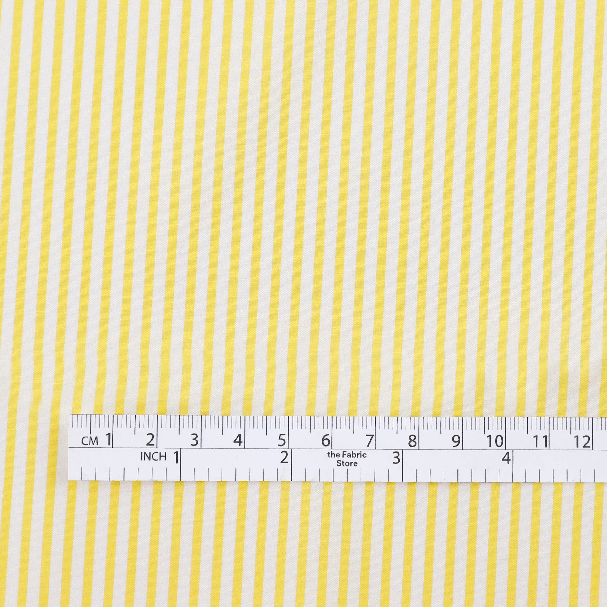 Candy Stripe Cotton/Cupro Shirting - Lemon - Image 4