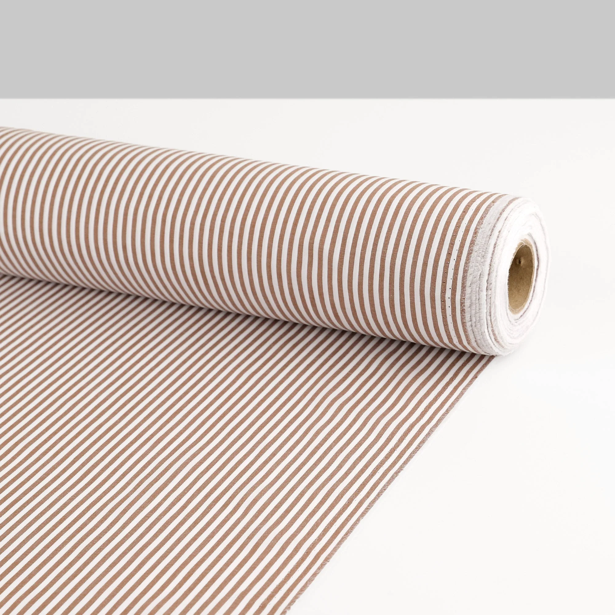 Candy Stripe Cotton - Hot Choc - Image 3