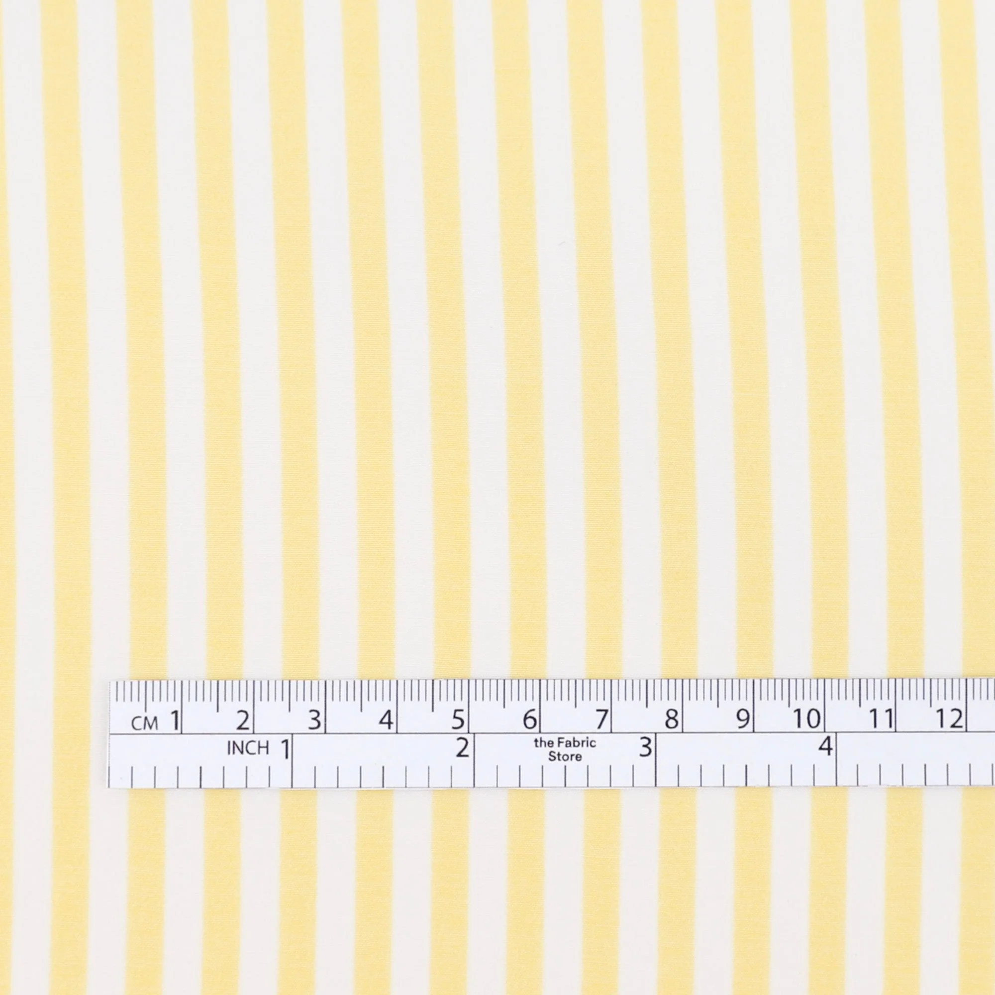 Candy Stripe Viscose Challis - Banana - Image 4