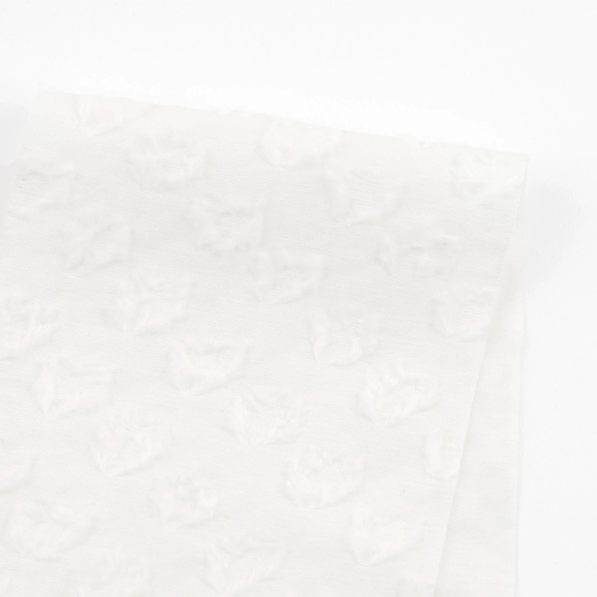 Clip Jacquard Cotton/Nylon Shirting - Ivory