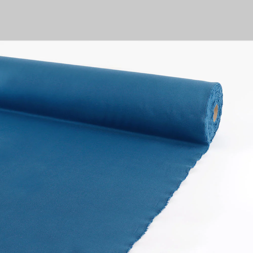 Compact Cotton Sweatshirting - True Blue - Image 3