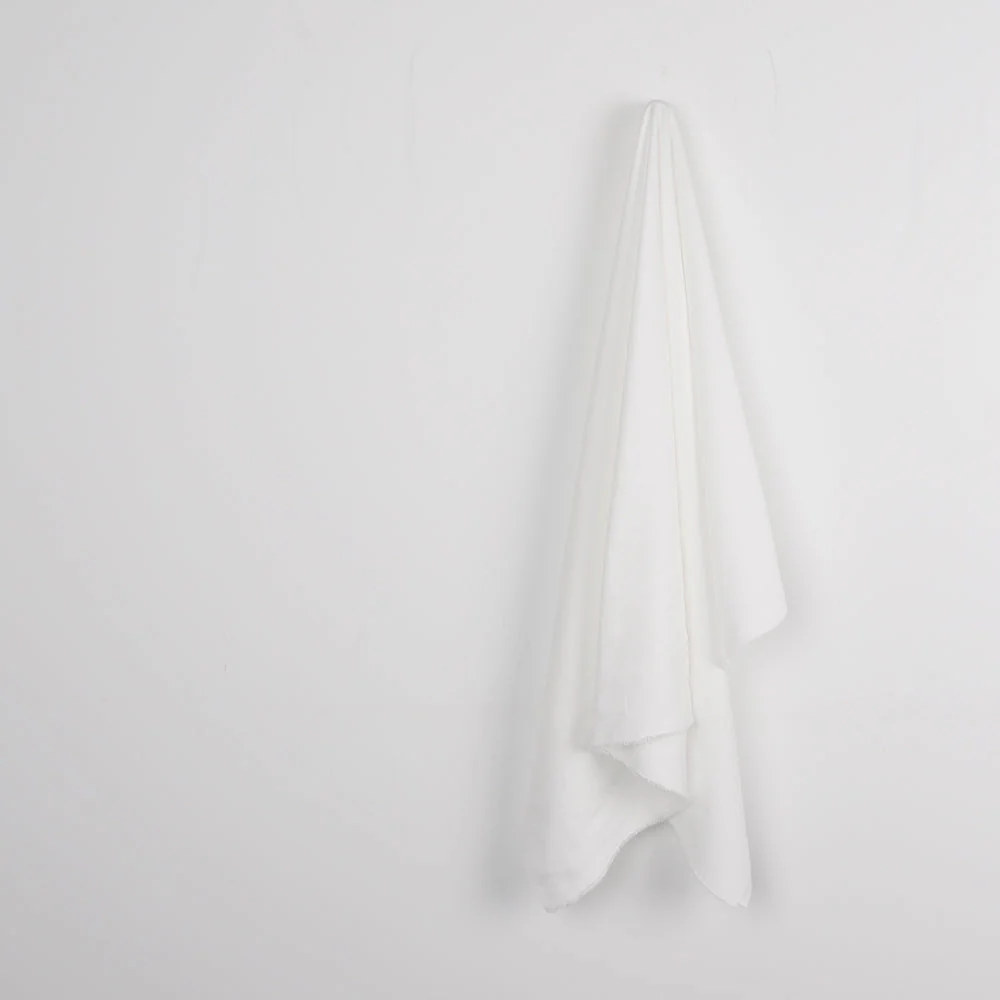 Cotton Crepe - White - Image 3