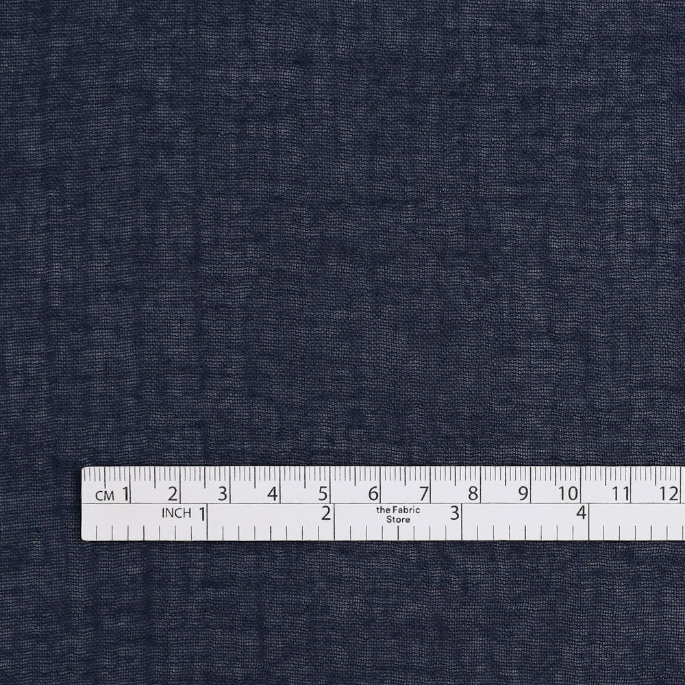 Cotton Muslin - Marine - Image 4