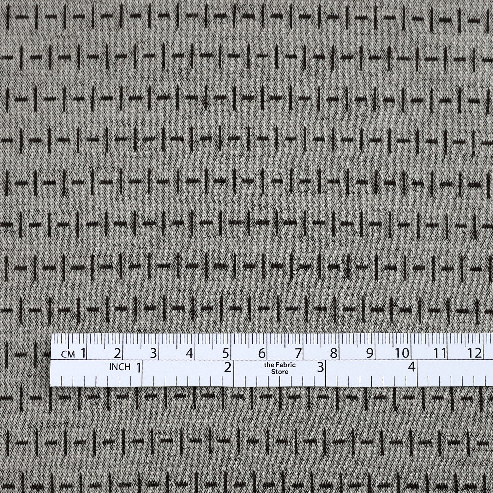 Dash Dash Merino Jacquard - Silver Fern - Image 4