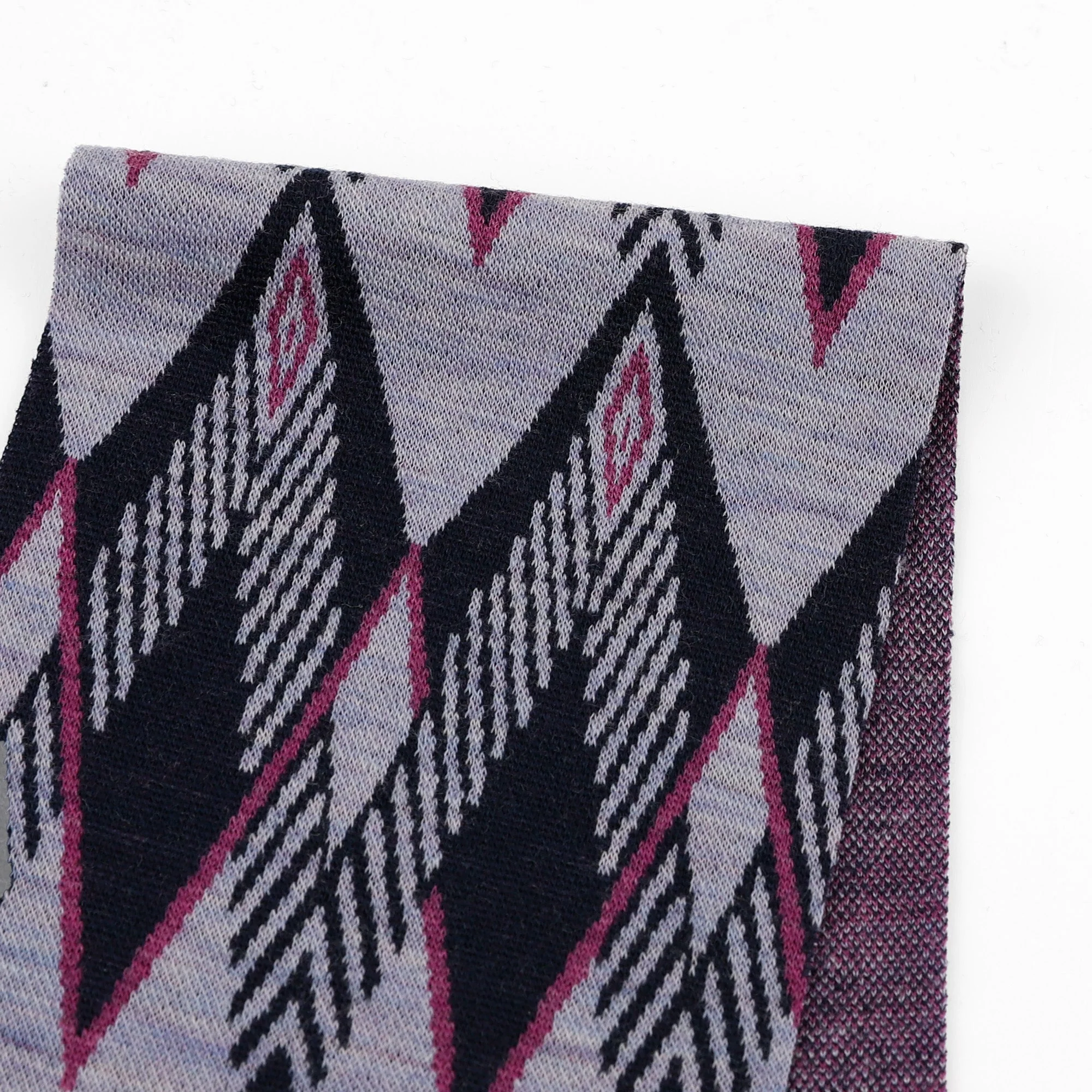 Deco Diamonds Merino Jacquard - Wisteria
