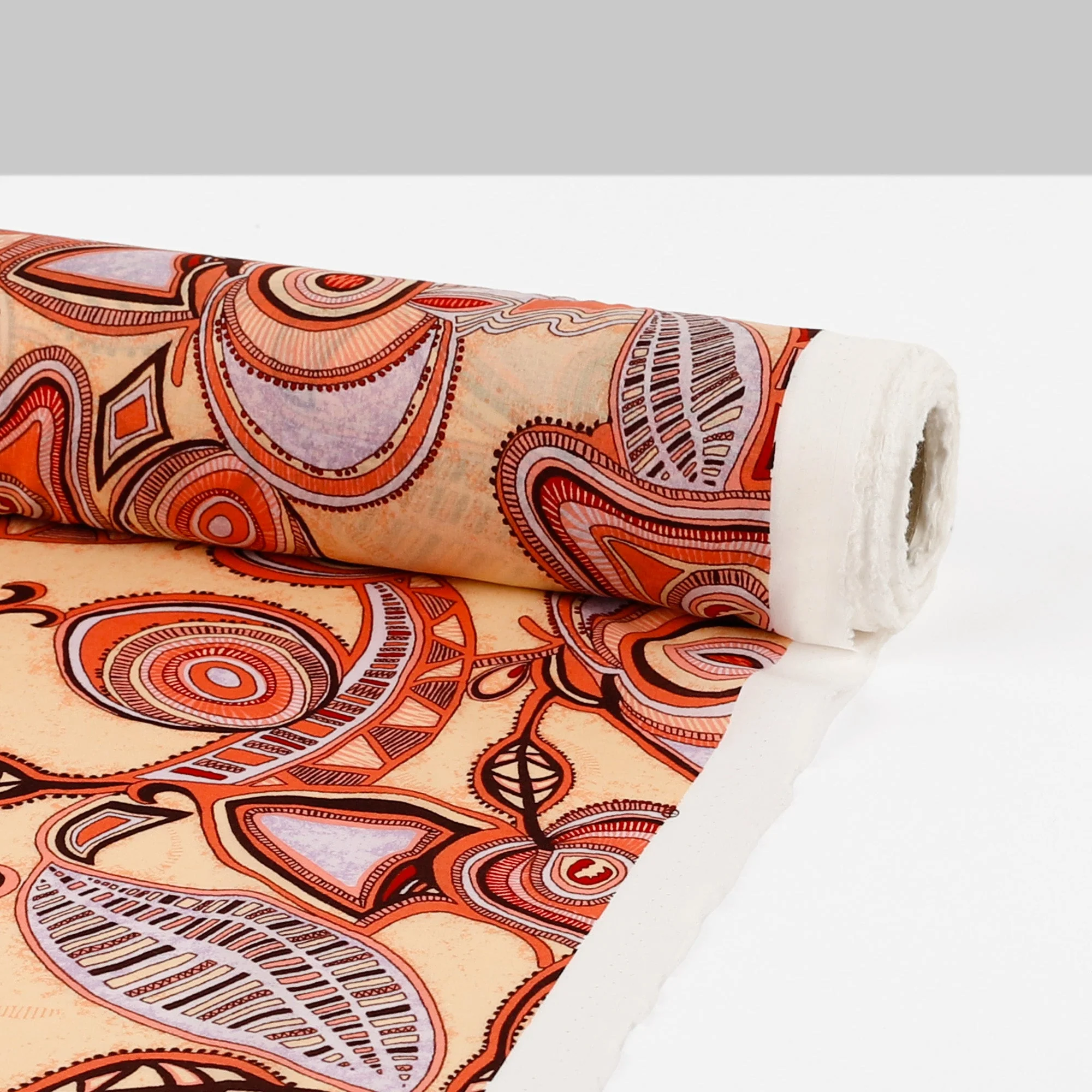 Eye Of The Strawberry Cotton Voile - Cream - Image 3
