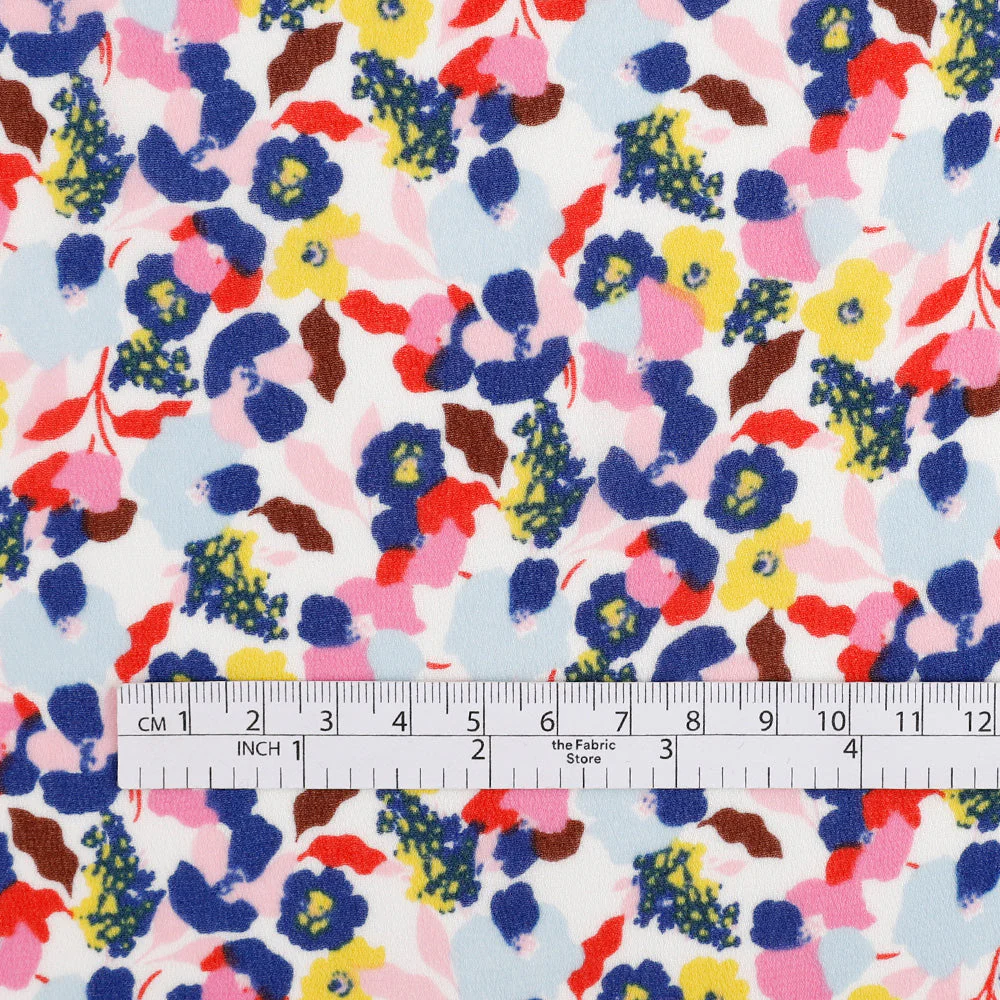 Festival Floral Viscose Georgette - Multi - Image 4