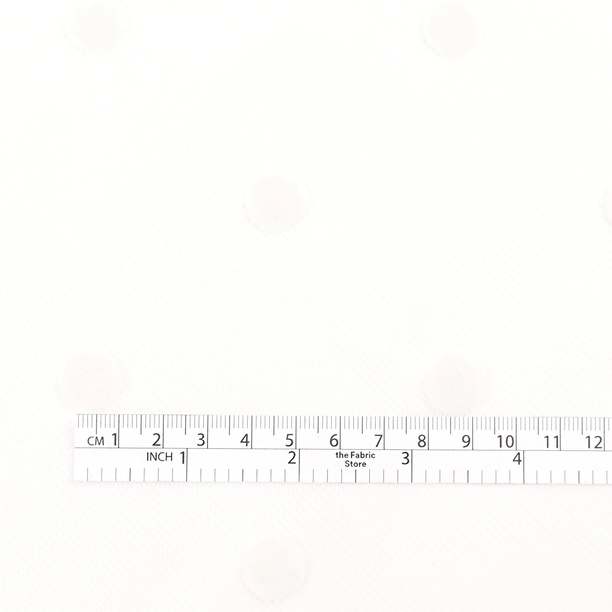 Flocked Dot Tulle - Ivory - Image 4