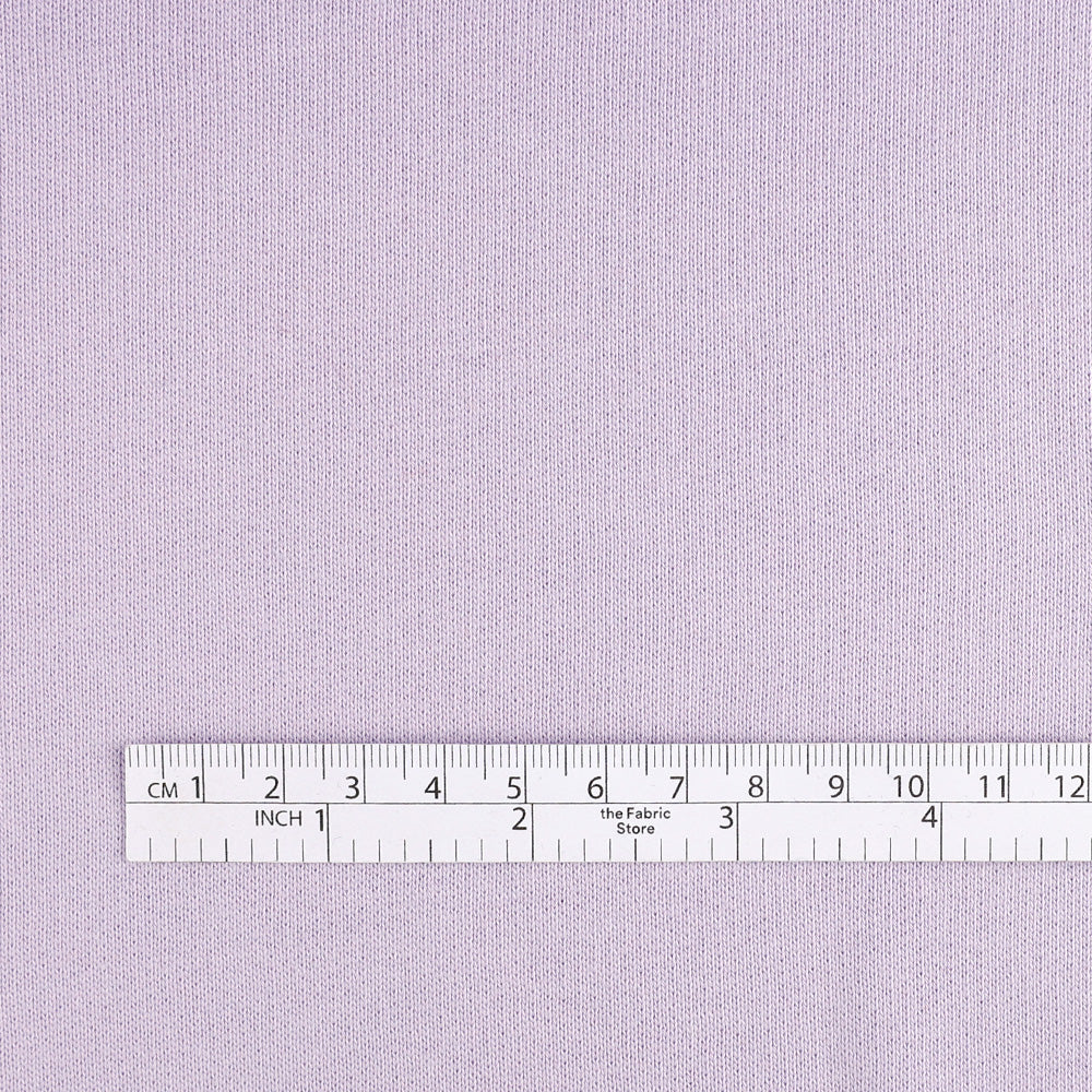 Organic Cotton Sweatshirting - Lilac - Image 4