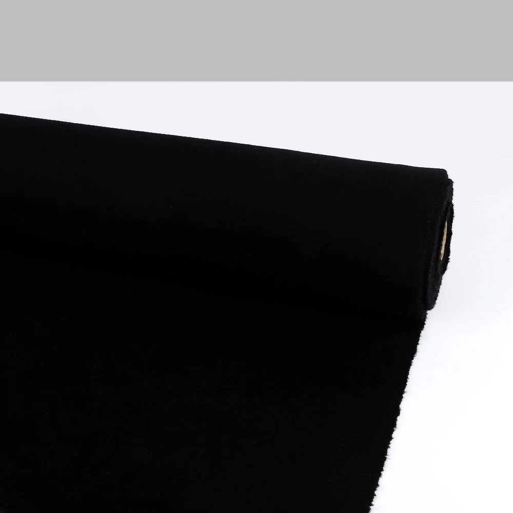 Heavyweight Merino Boucle - Black - Image 3