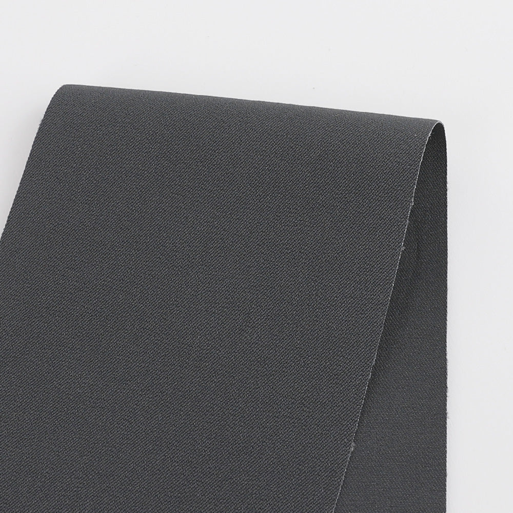 Heavyweight Stretch Cotton Twill - Shark (remnant)