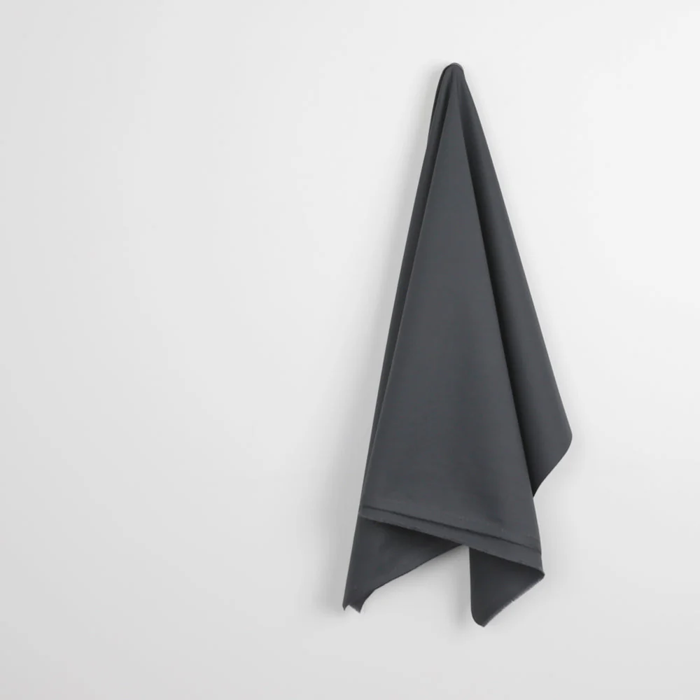 Heavyweight Stretch Cotton Twill - Shark (remnant) - Image 2