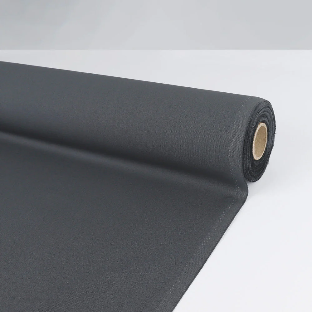 Heavyweight Stretch Cotton Twill - Shark (remnant) - Image 3