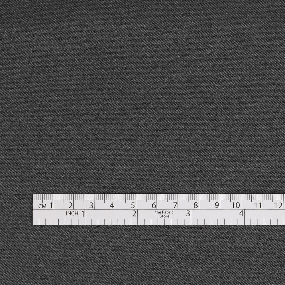 Heavyweight Stretch Cotton Twill - Shark (remnant) - Image 4