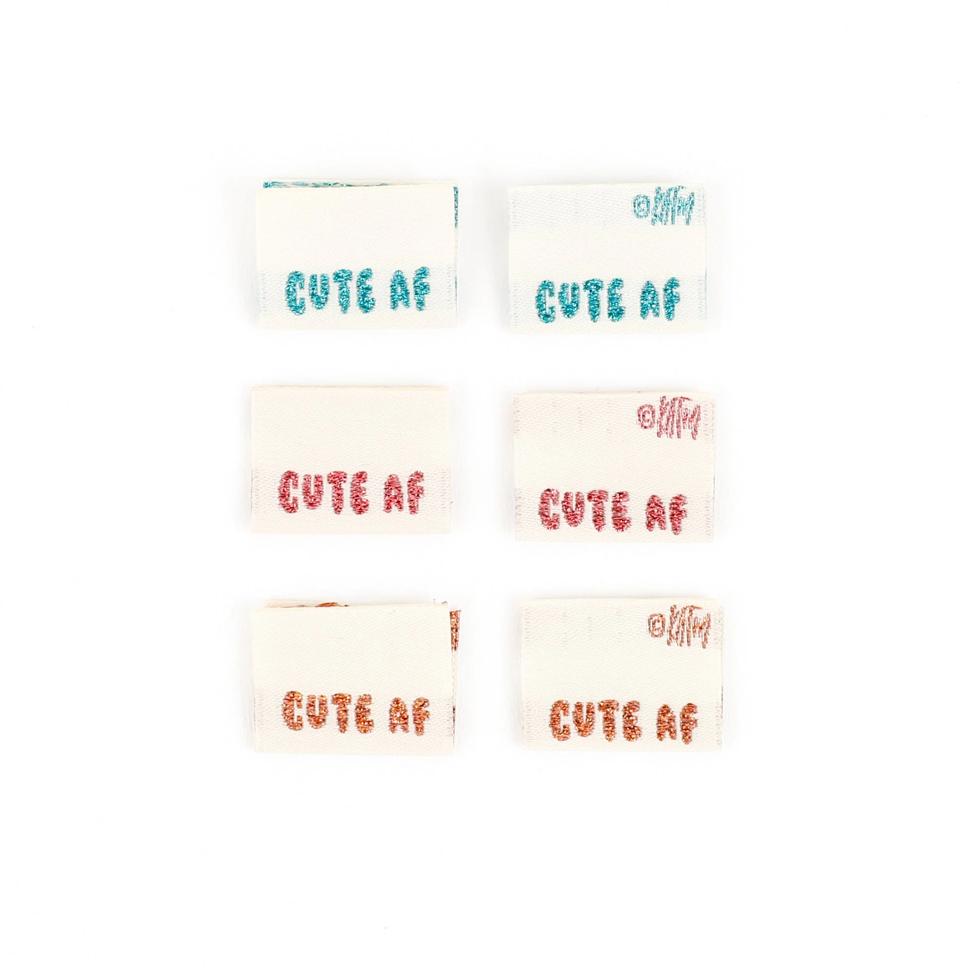 KATM Woven Labels - Cute AF - Image 2