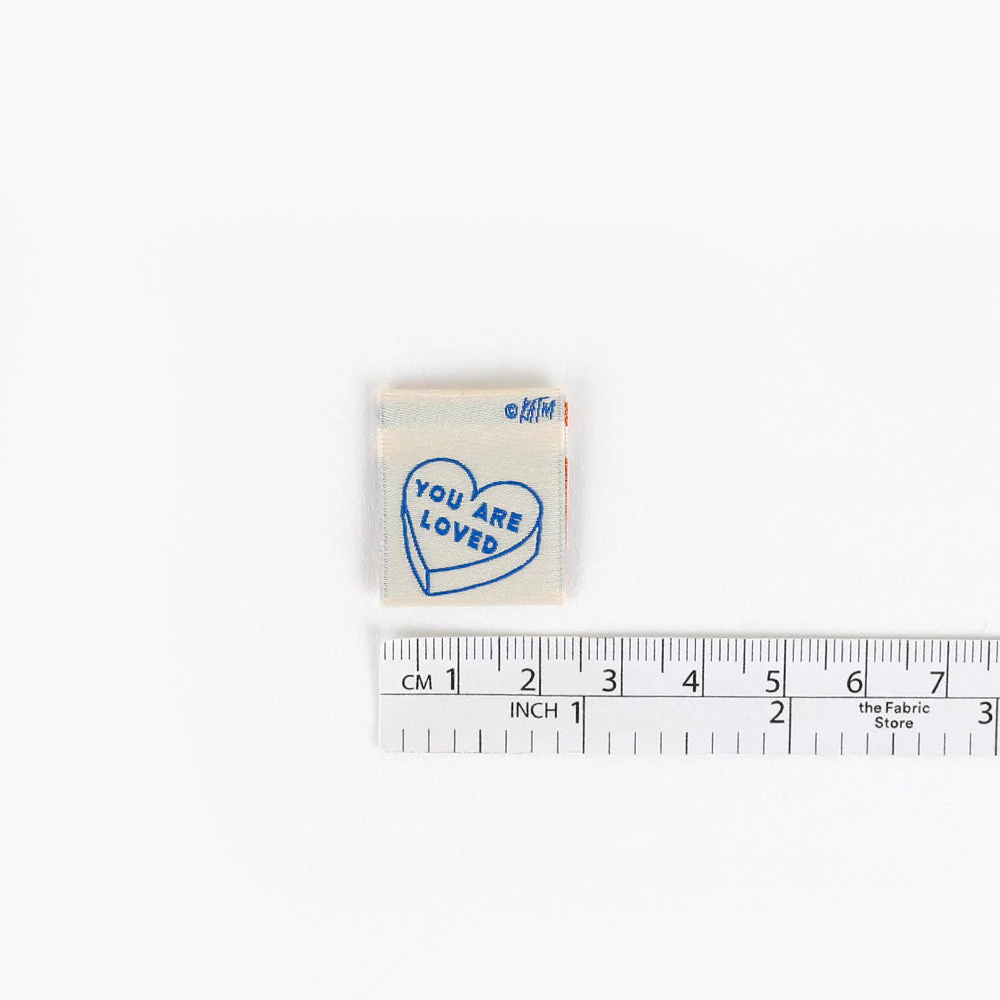KATM Woven Labels - You Are Loved (Hearts) - Image 3