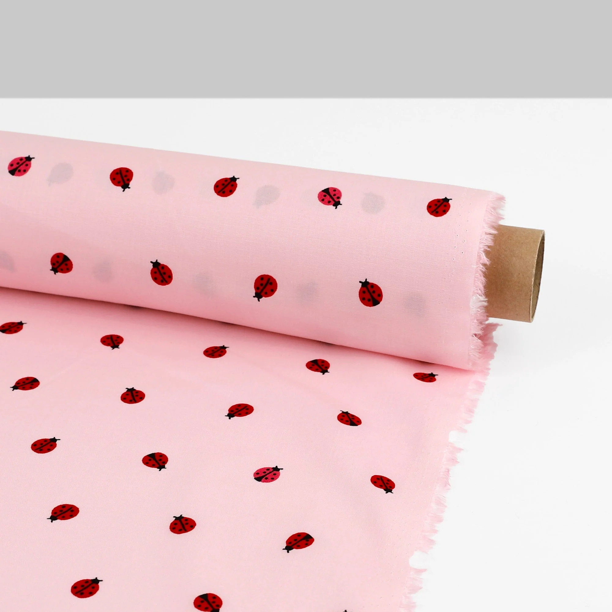 Ladybug Stretch Cotton - Bon Bon - Image 3