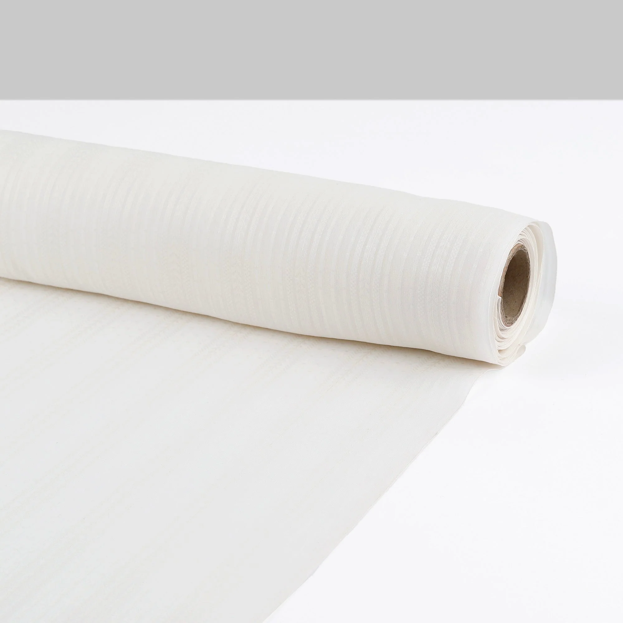 Leaf Stripe Silk/Cotton - Ivory - Image 3