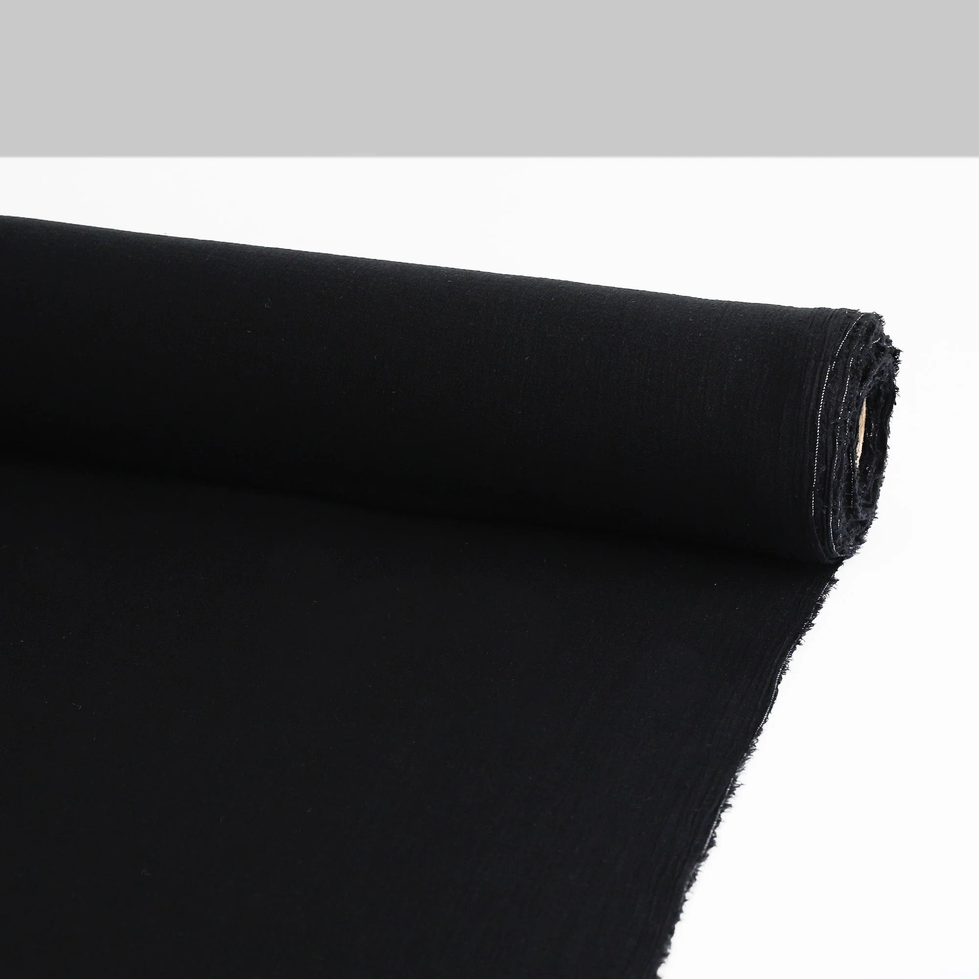 Lightweight Cotton Muslin - Black - Image 3