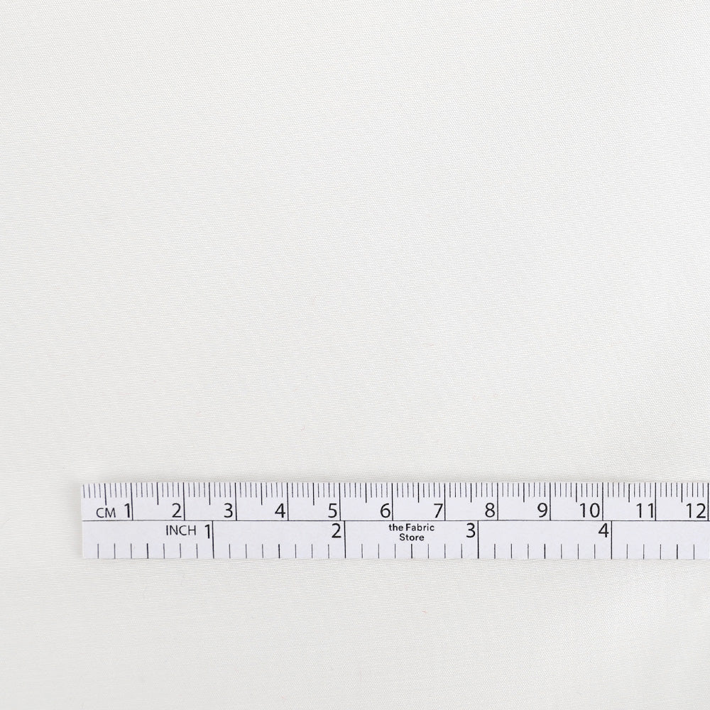 Lightweight Viscose Taffeta - Light Ivory - Image 4