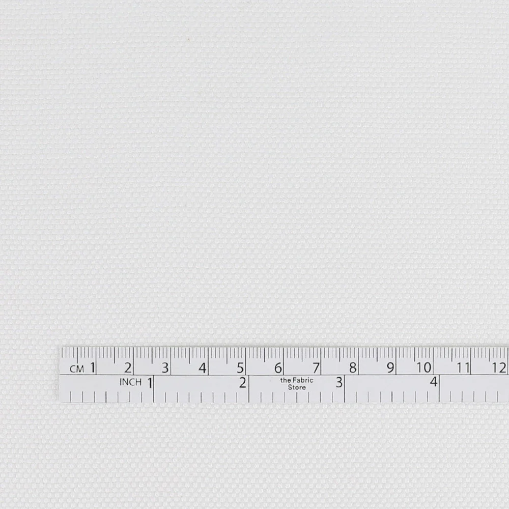 Linen/Cotton Canvas - White - Image 4