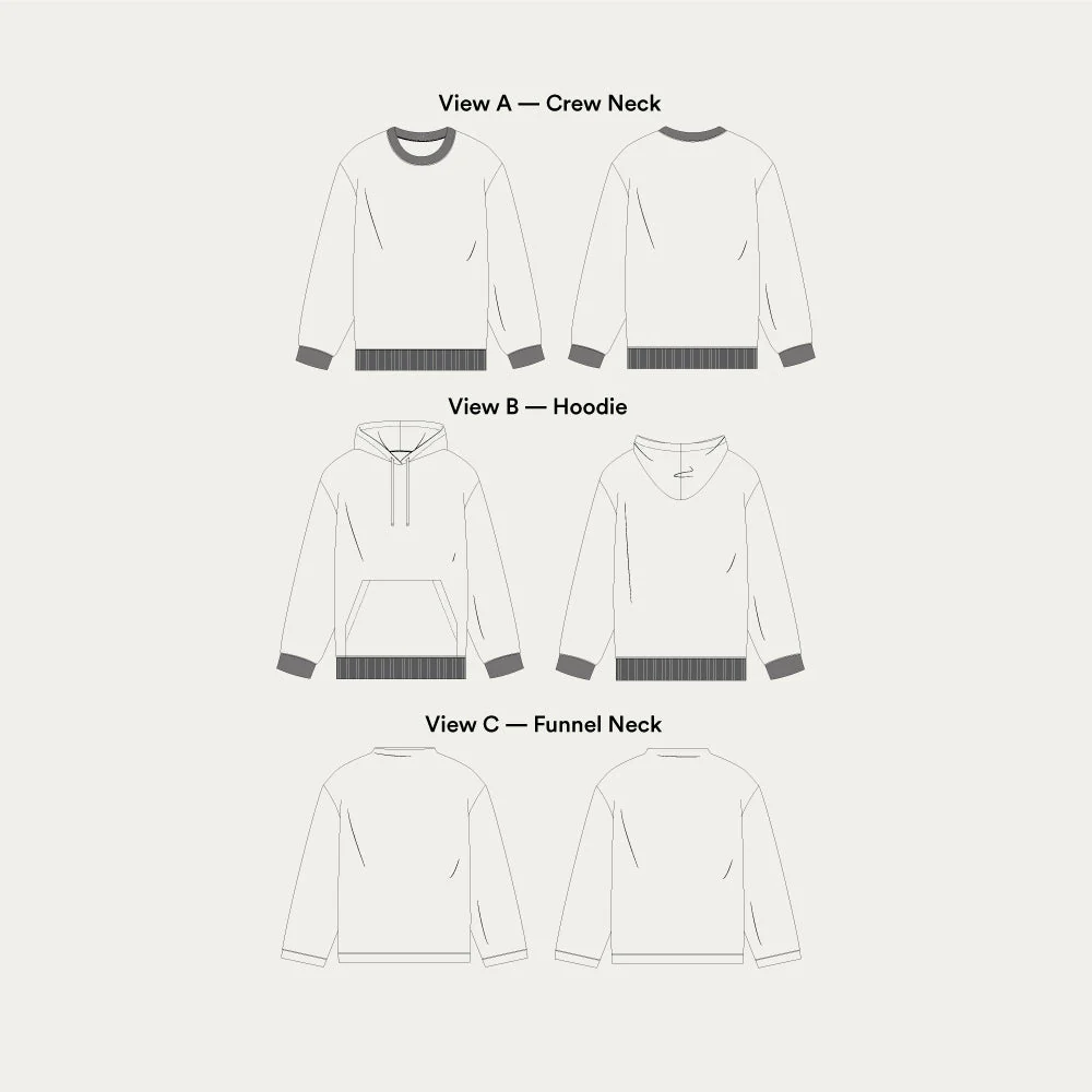 Make by TFS - Cloud Sweatshirt/PDF - Image 4