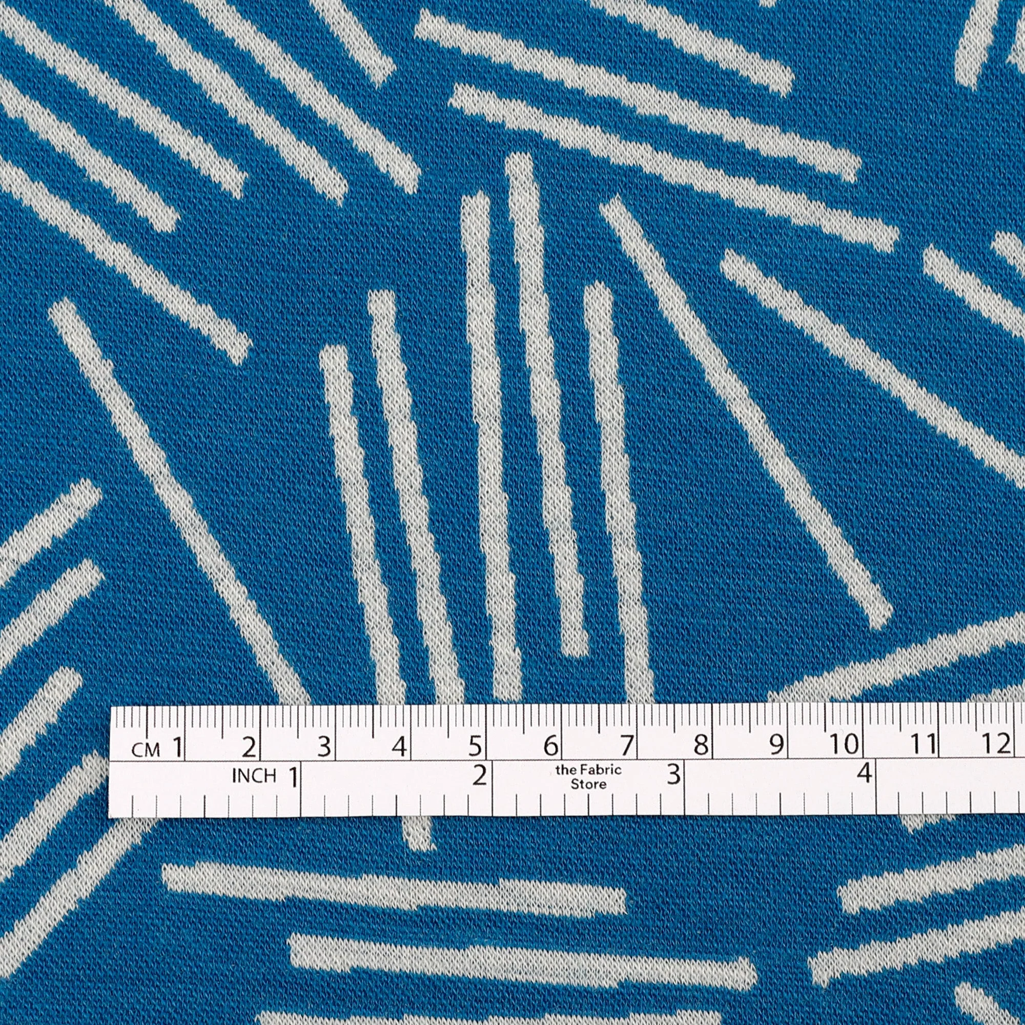 Matchsticks Merino Jacquard - Cerulean Blue - Image 4