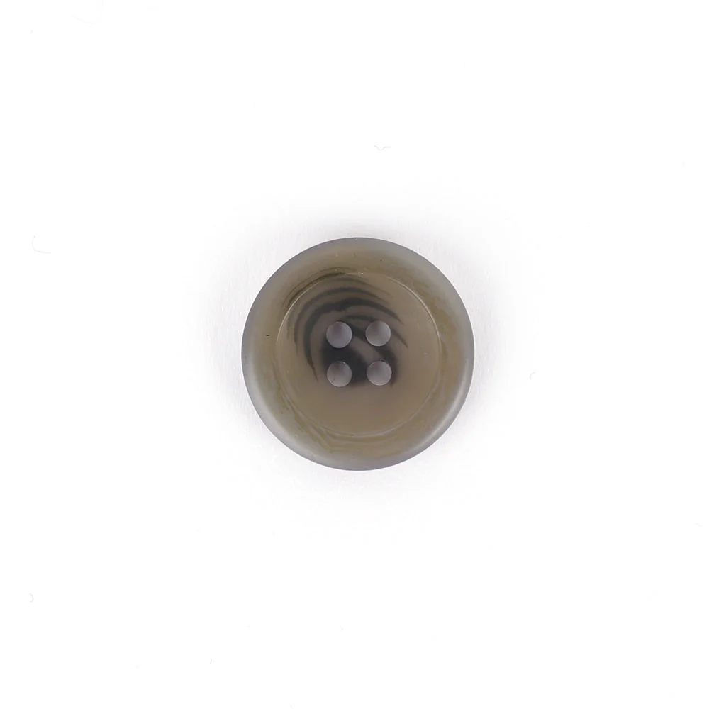 Matt Translucent Button 23mm - Pebble