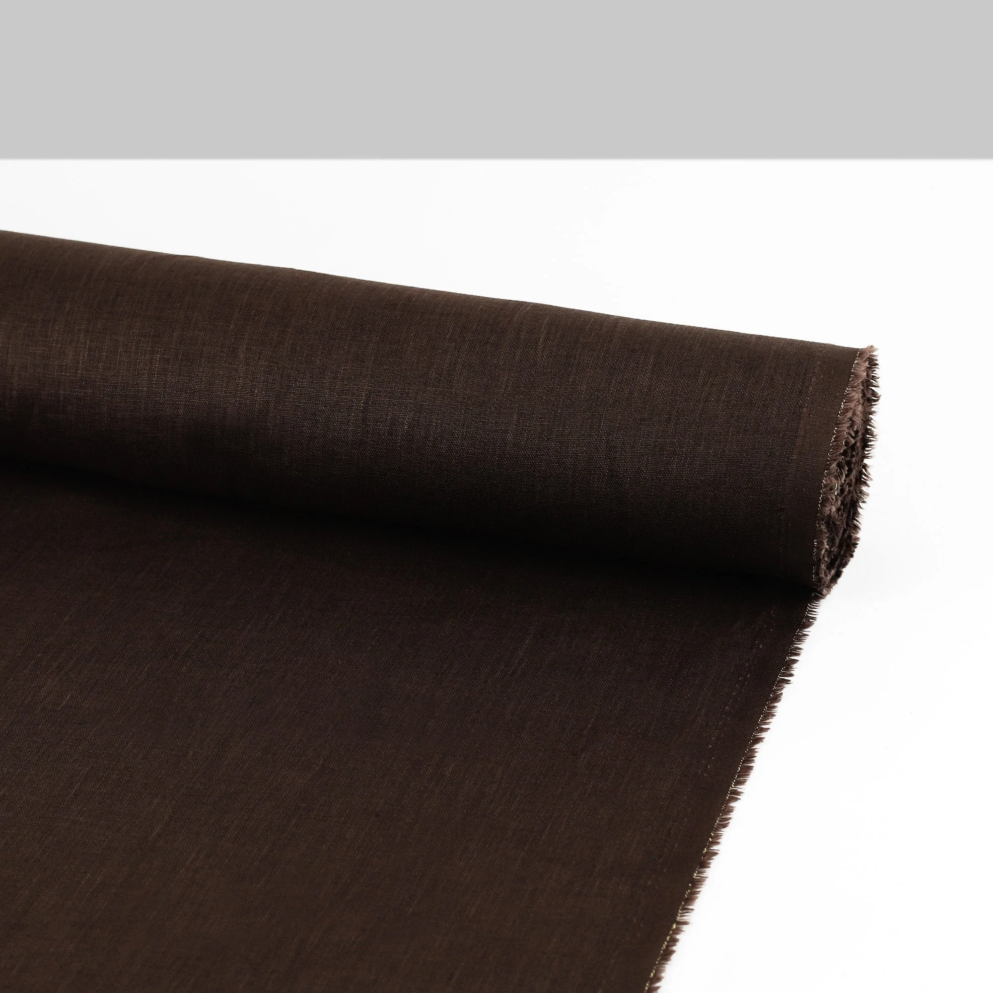 Midweight Linen - Dark Chocolate - Image 3