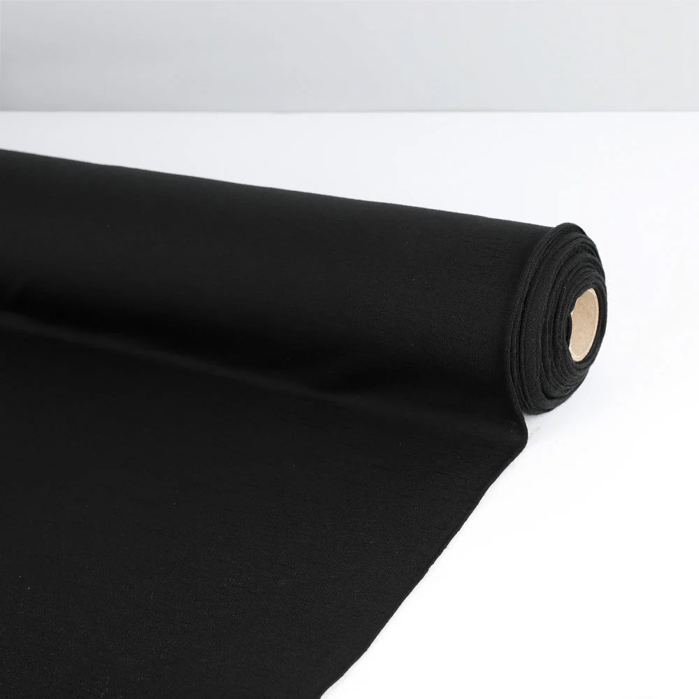 Midweight Merino Jersey - Black - Image 3