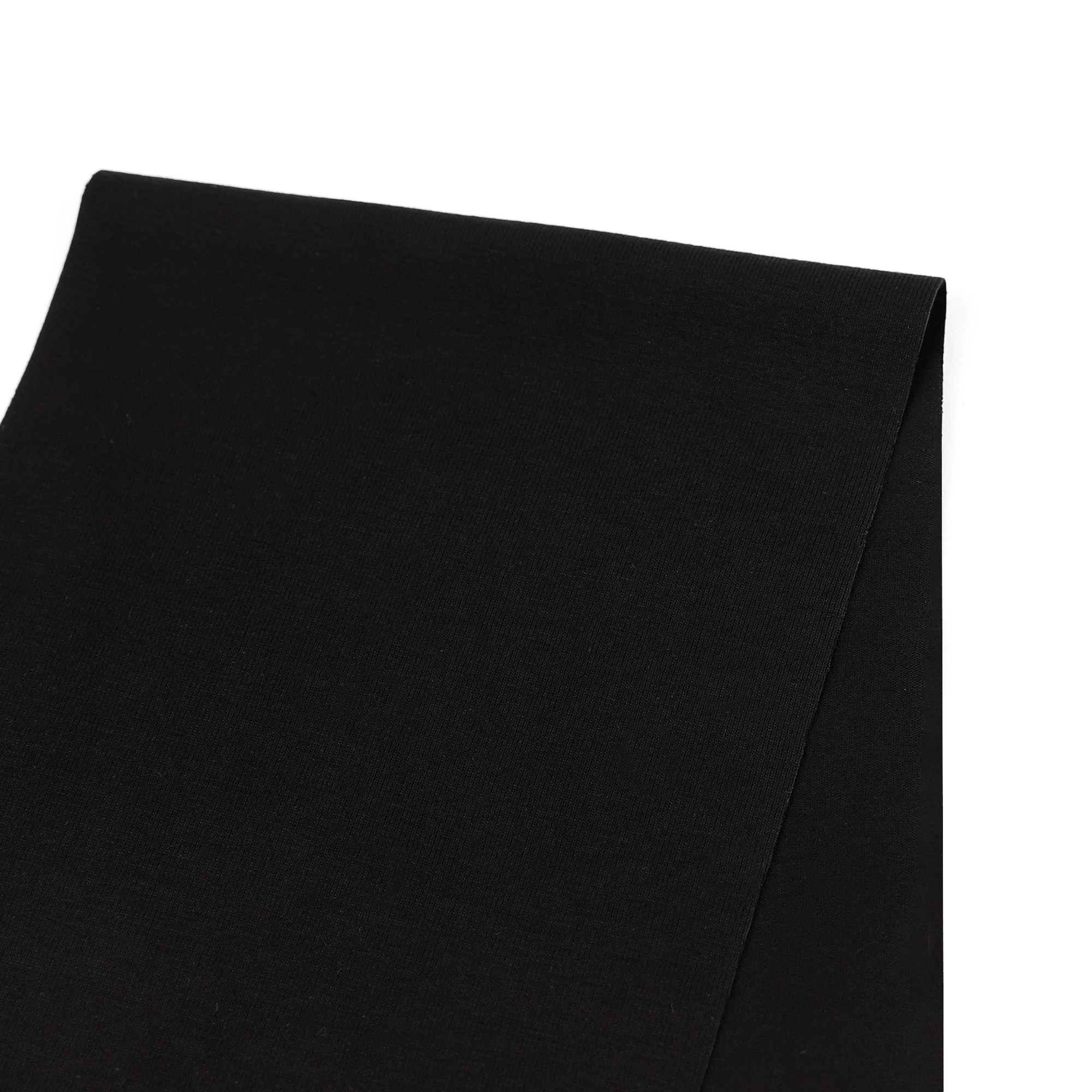Midweight Stretch Viscose Jersey - Black