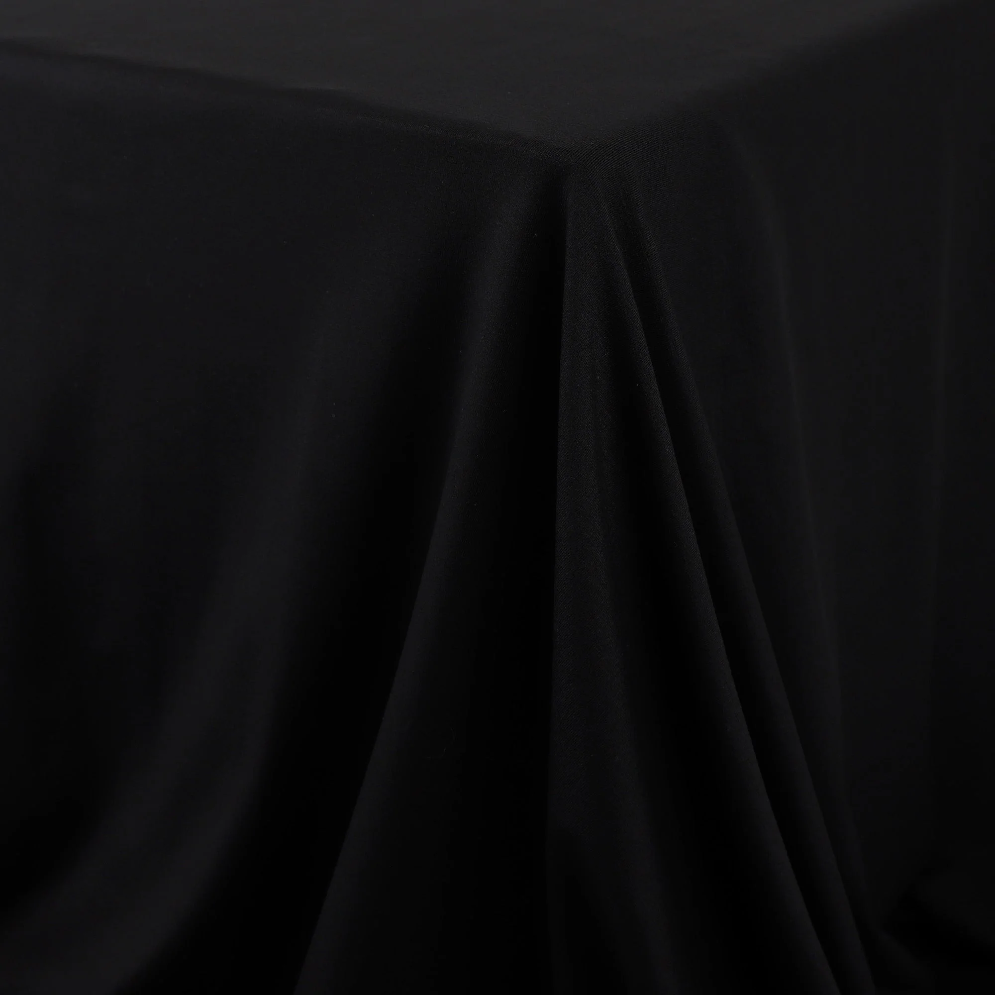 Midweight Stretch Viscose Jersey - Black - Image 2