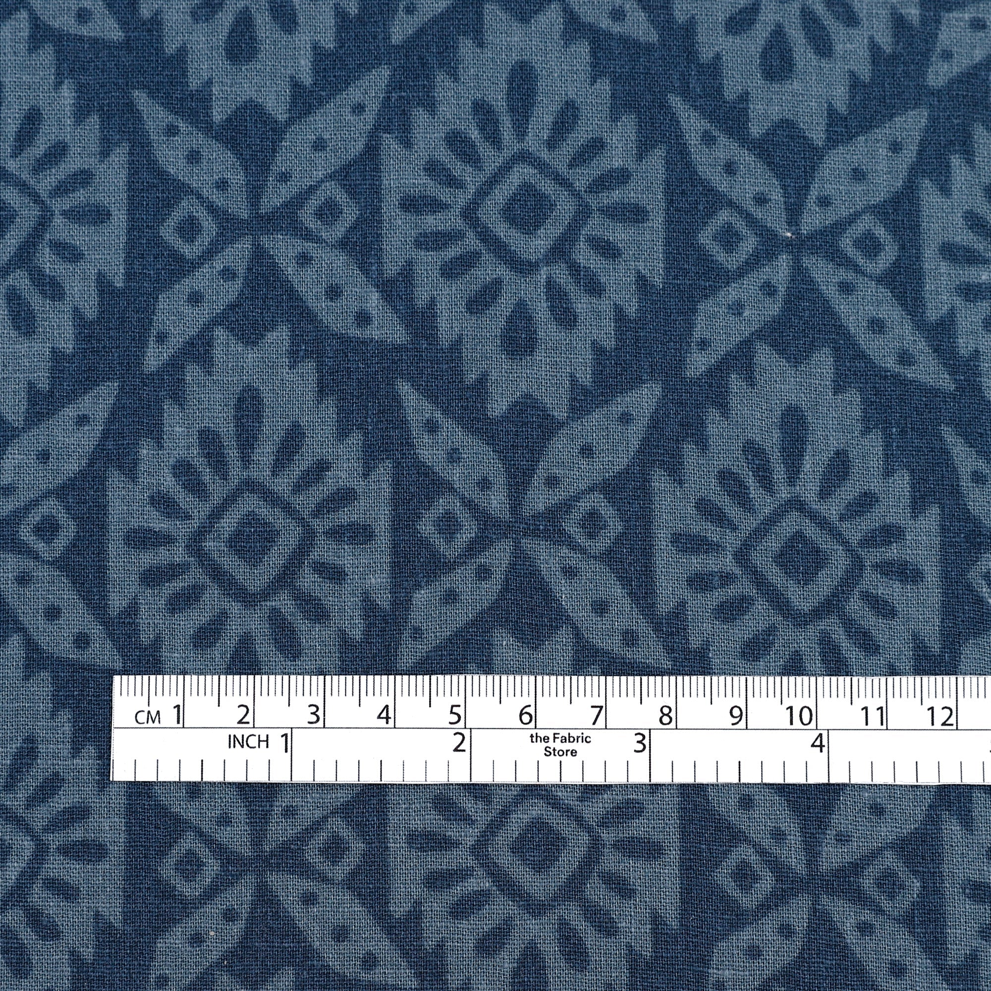 Motif Linen/Viscose - Washed Indigo - Image 4