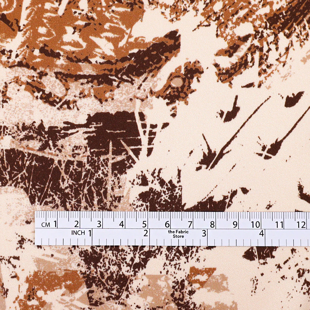 Museum Textures Silk Satin - Brown - Image 4