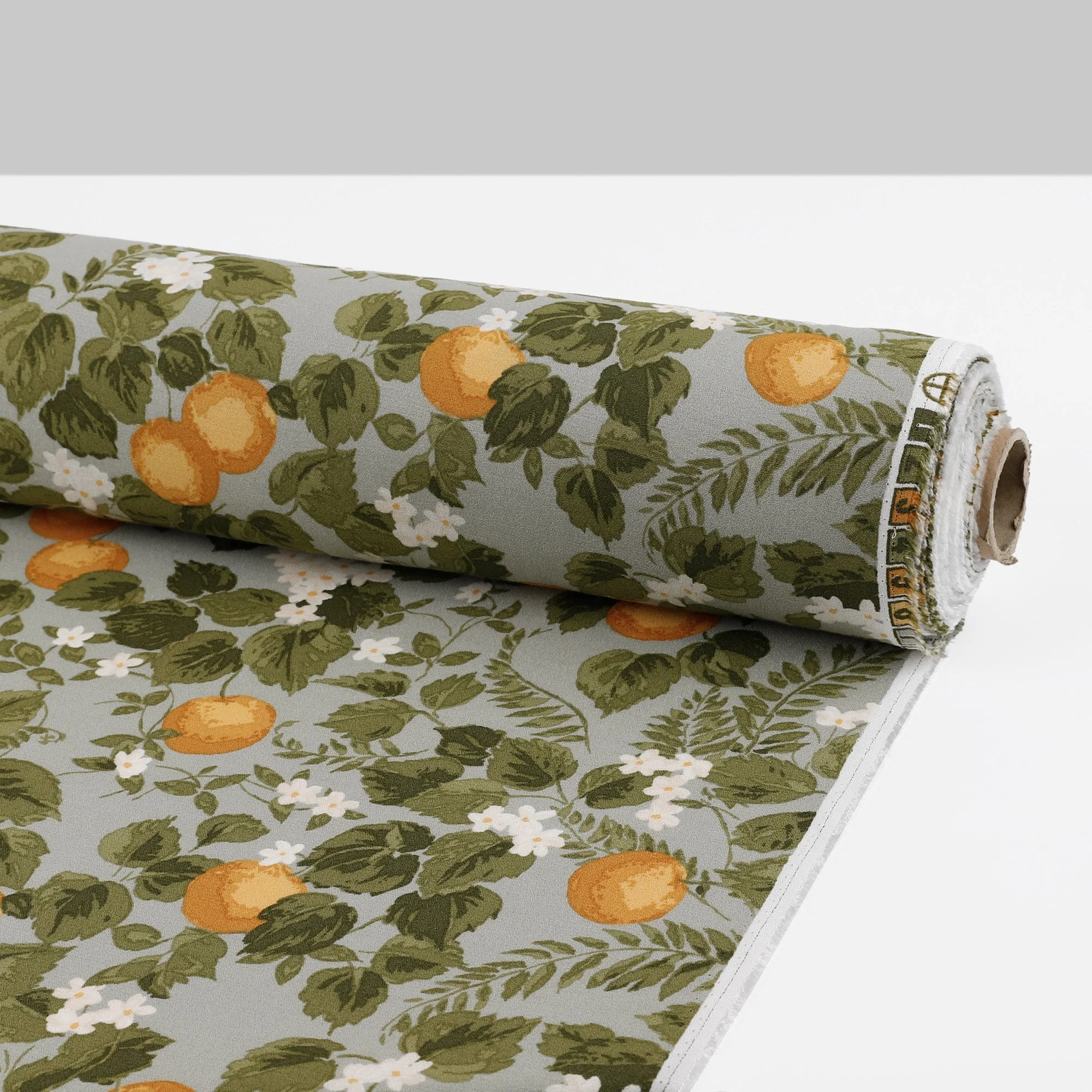 Orange Tree Viscose/Rayon Crepe - Mist - Image 3