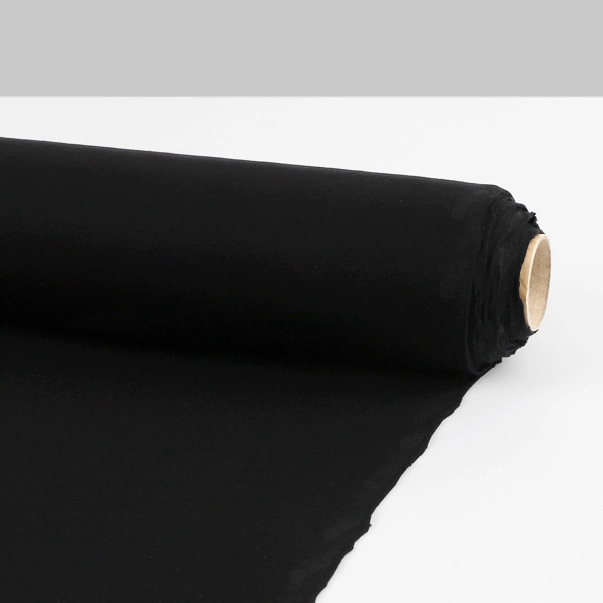 Plain Viscose Jersey - Black - Image 3