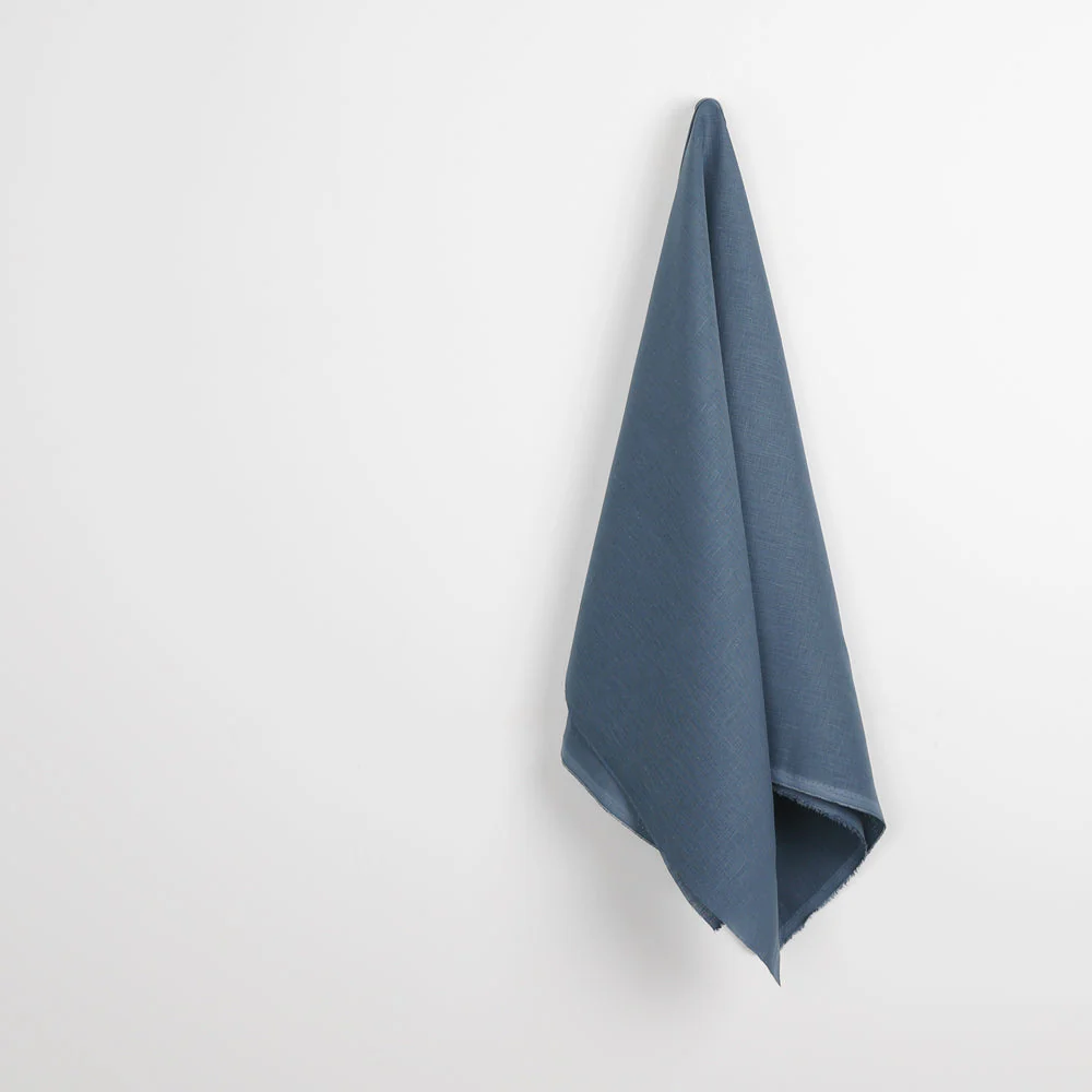 Plain Weave Linen - Bluestone - Image 2