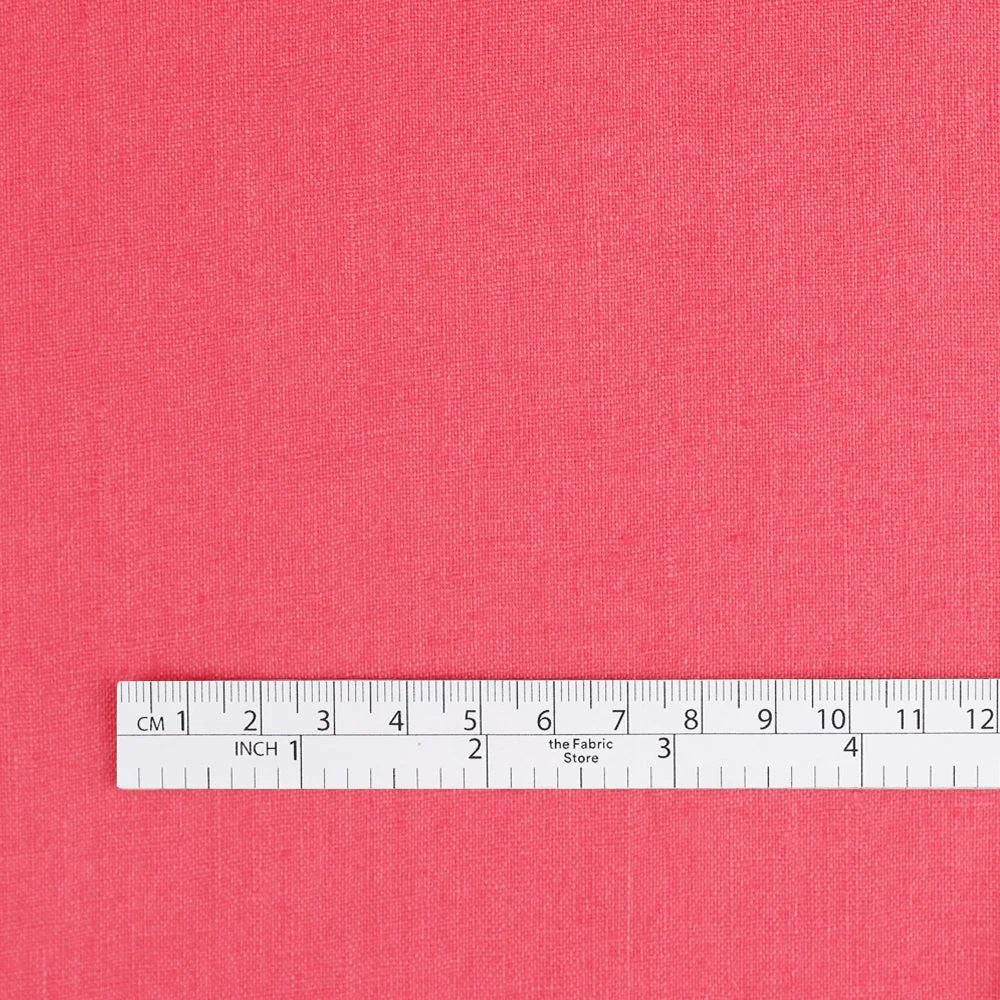 Plain Weave Linen - Lipstick - Image 4