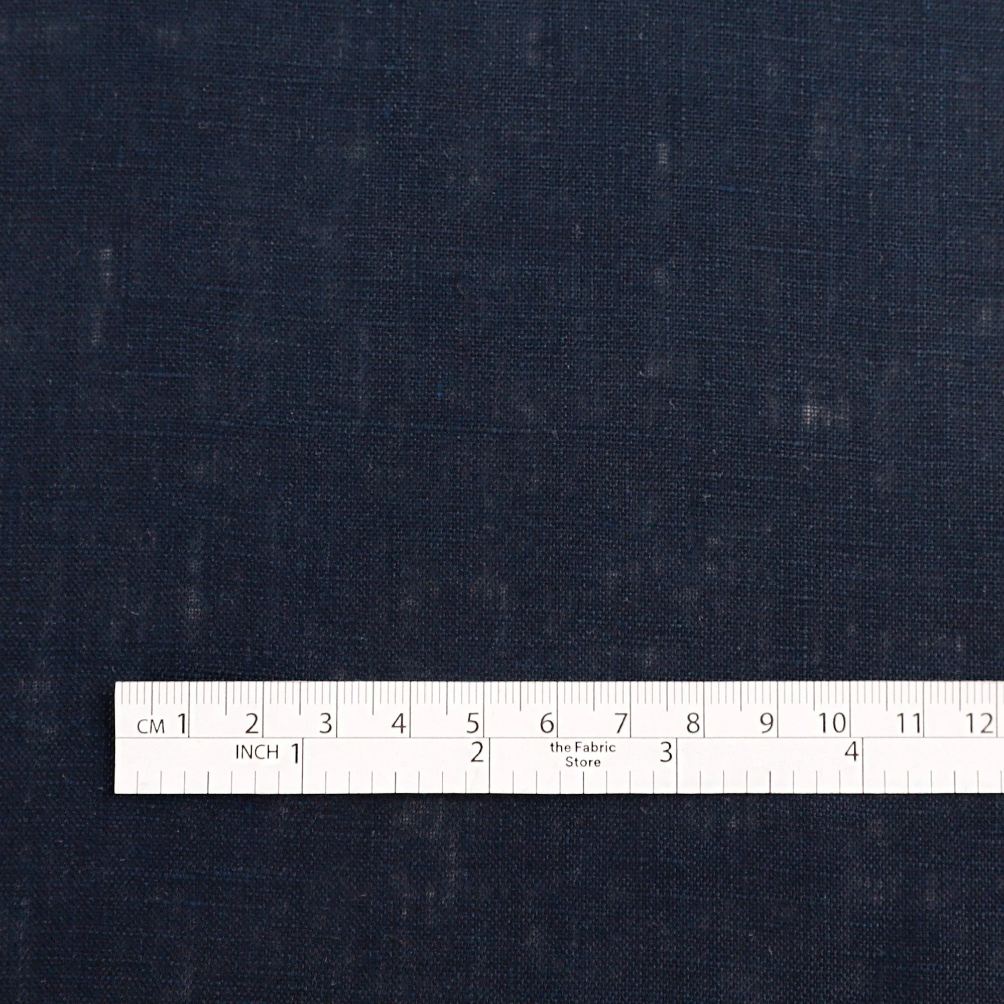 Plain Weave Linen - Navy - Image 4