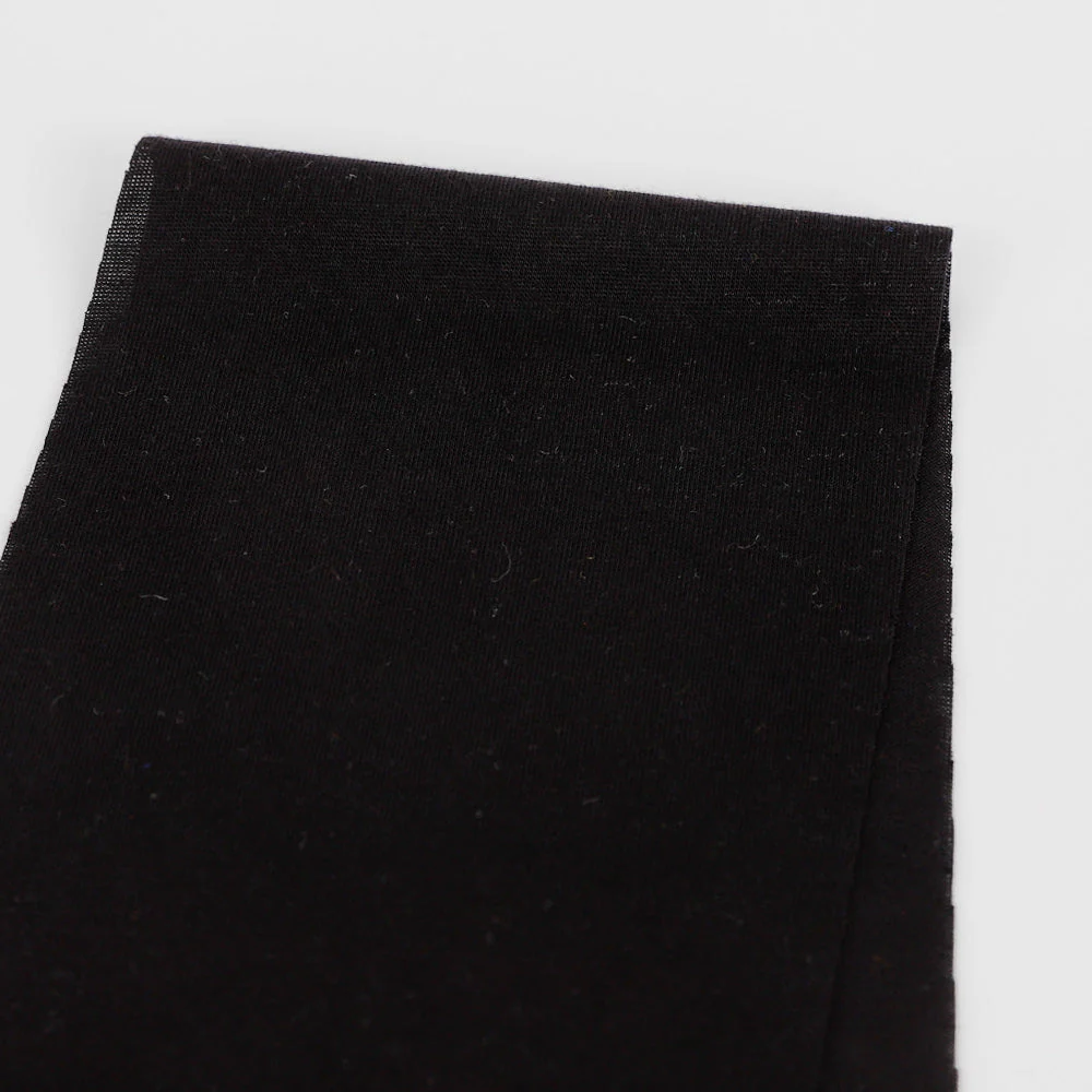 Poly/Merino Jersey - Ebony