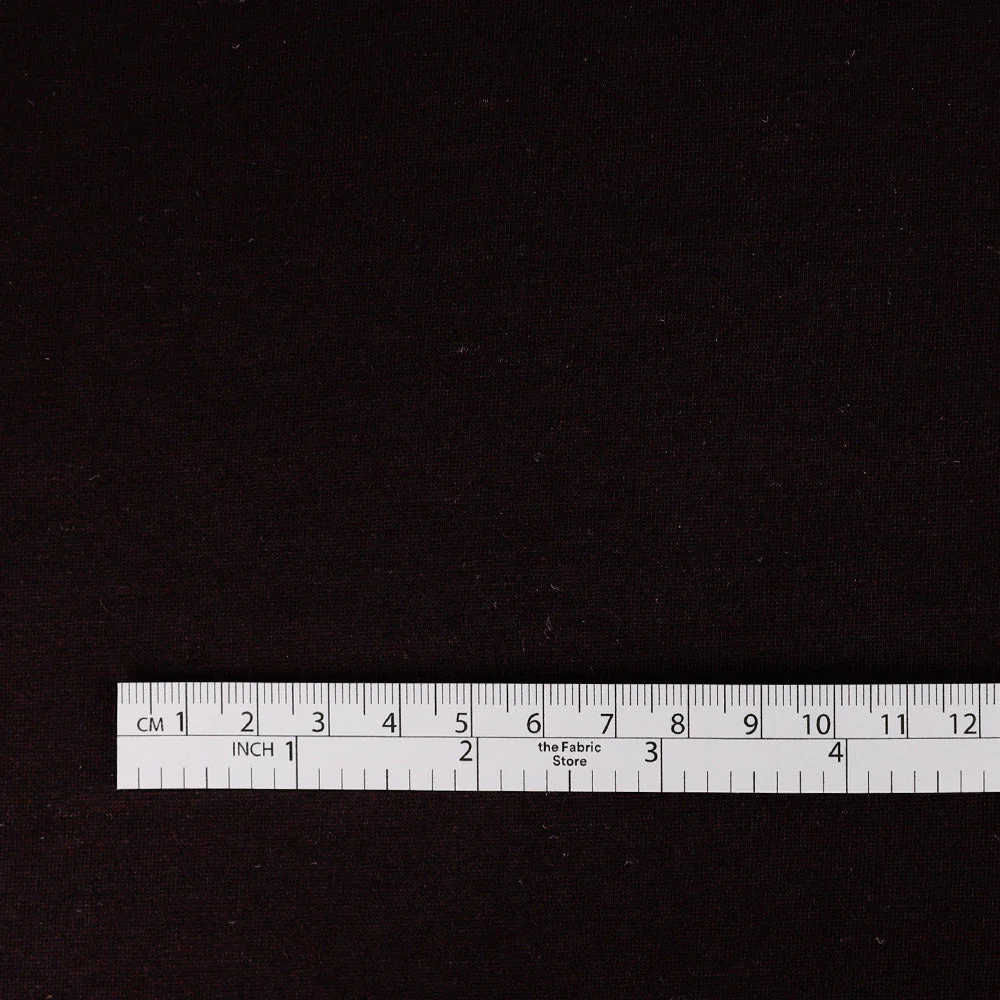 Poly/Merino Jersey - Ebony - Image 4