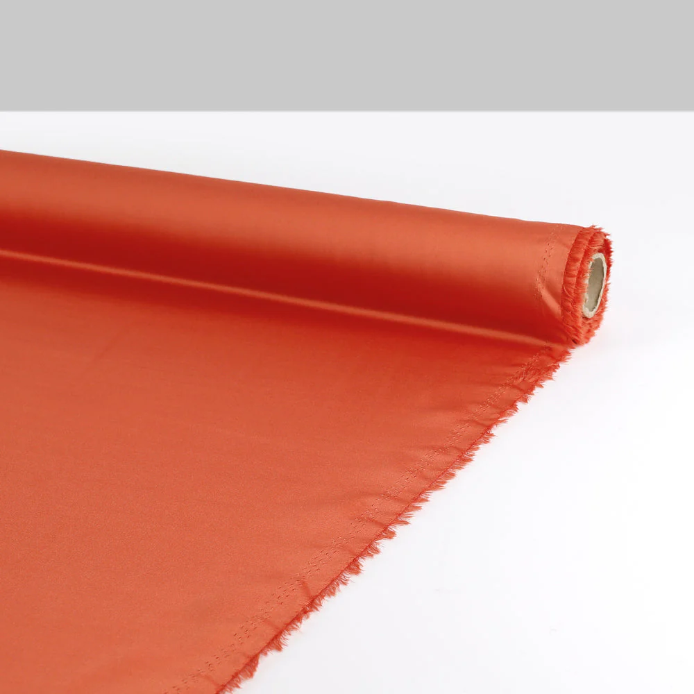 Poly Twill Lining - Tomato - Image 3