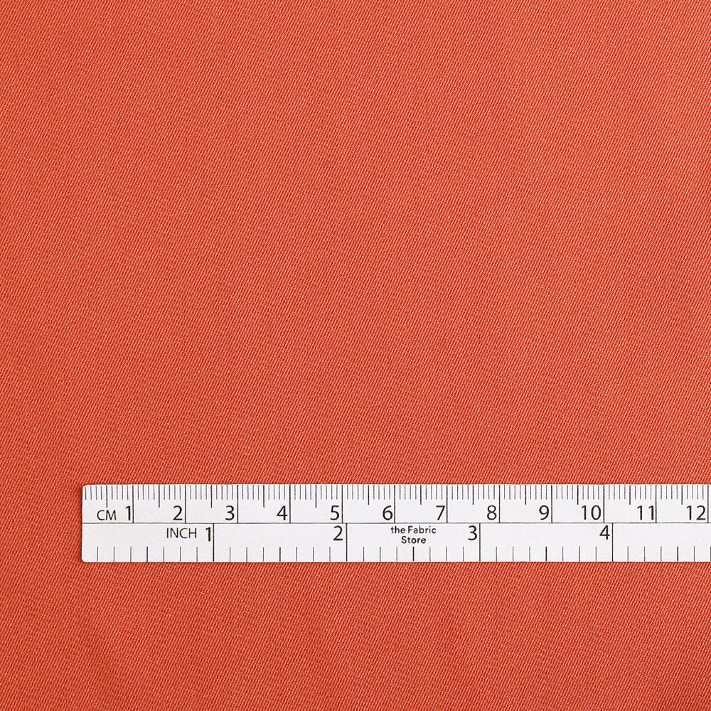 Poly Twill Lining - Tomato - Image 4