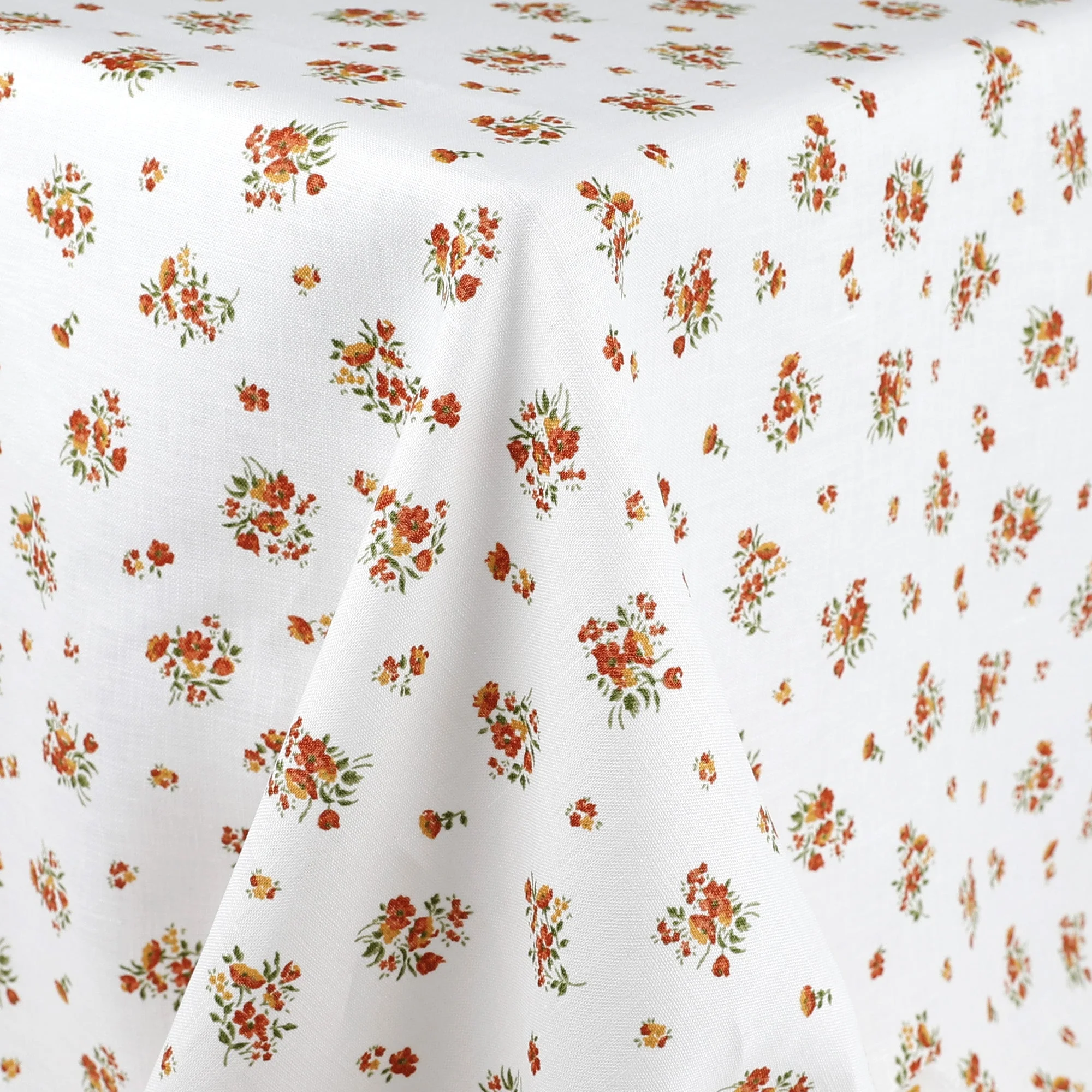 Pretty Posy Linen - Terra Rosa - Image 2